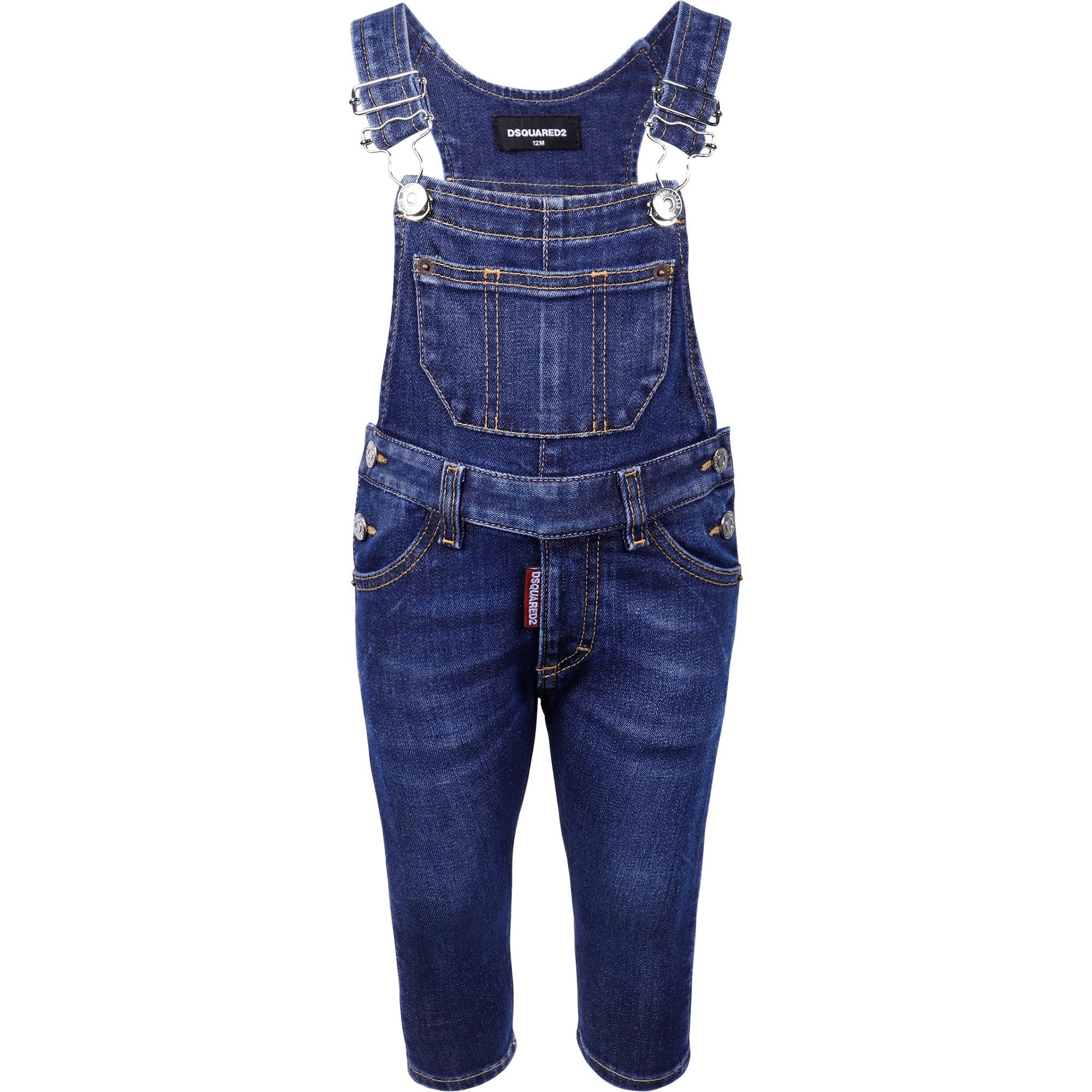 Dsquared2 Baby Dungarees in Blue —