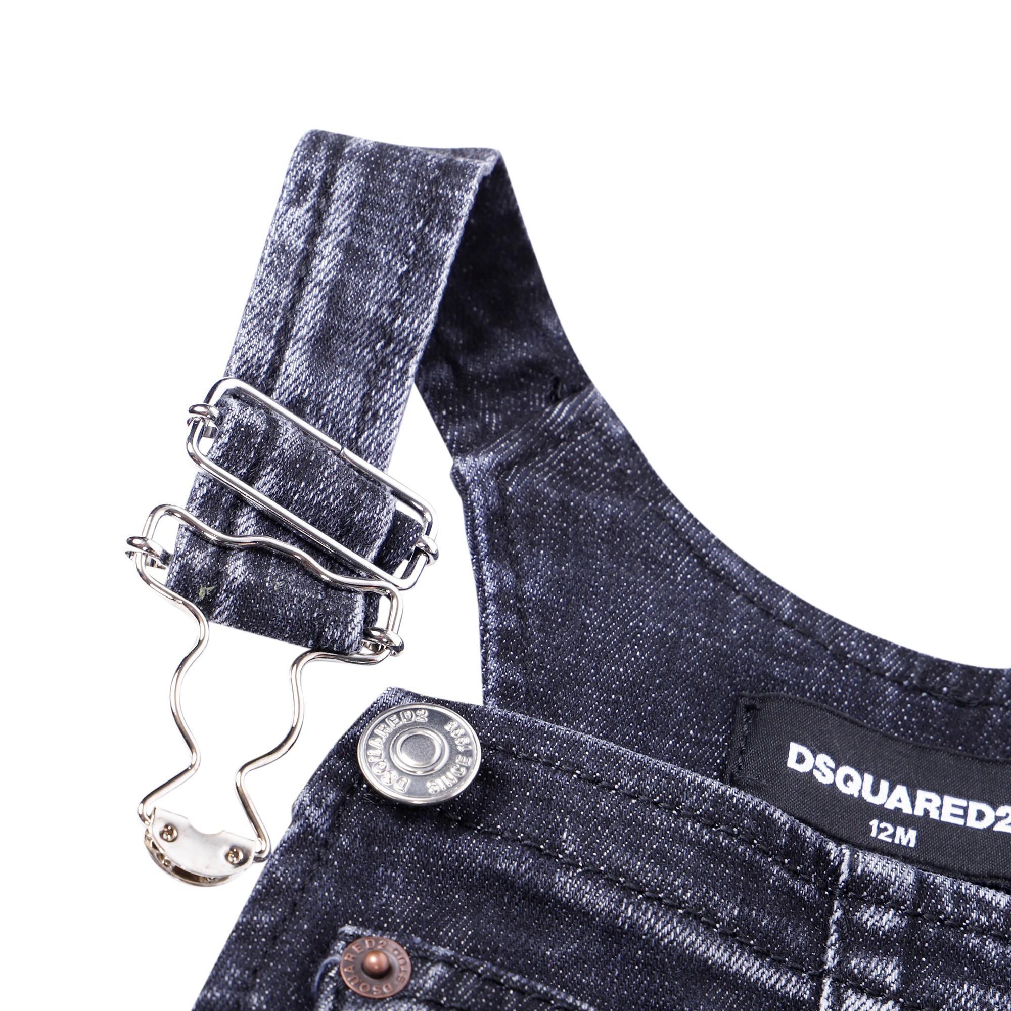 baby black dungarees