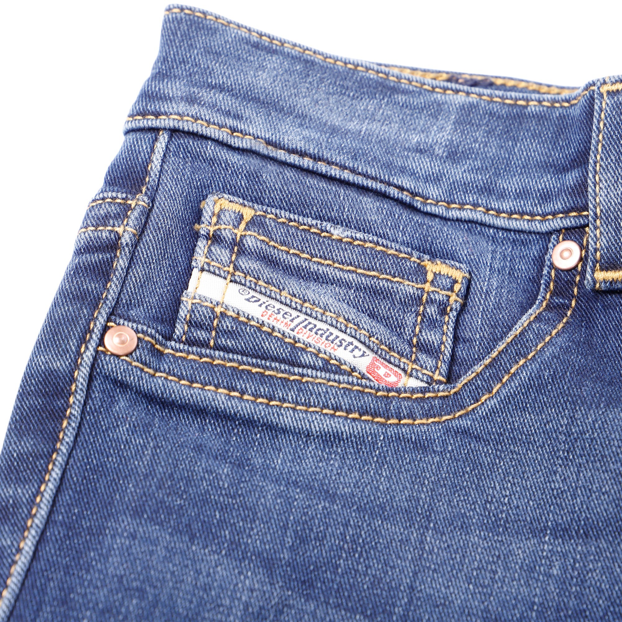 Diesel Stitched Jeans in Blue