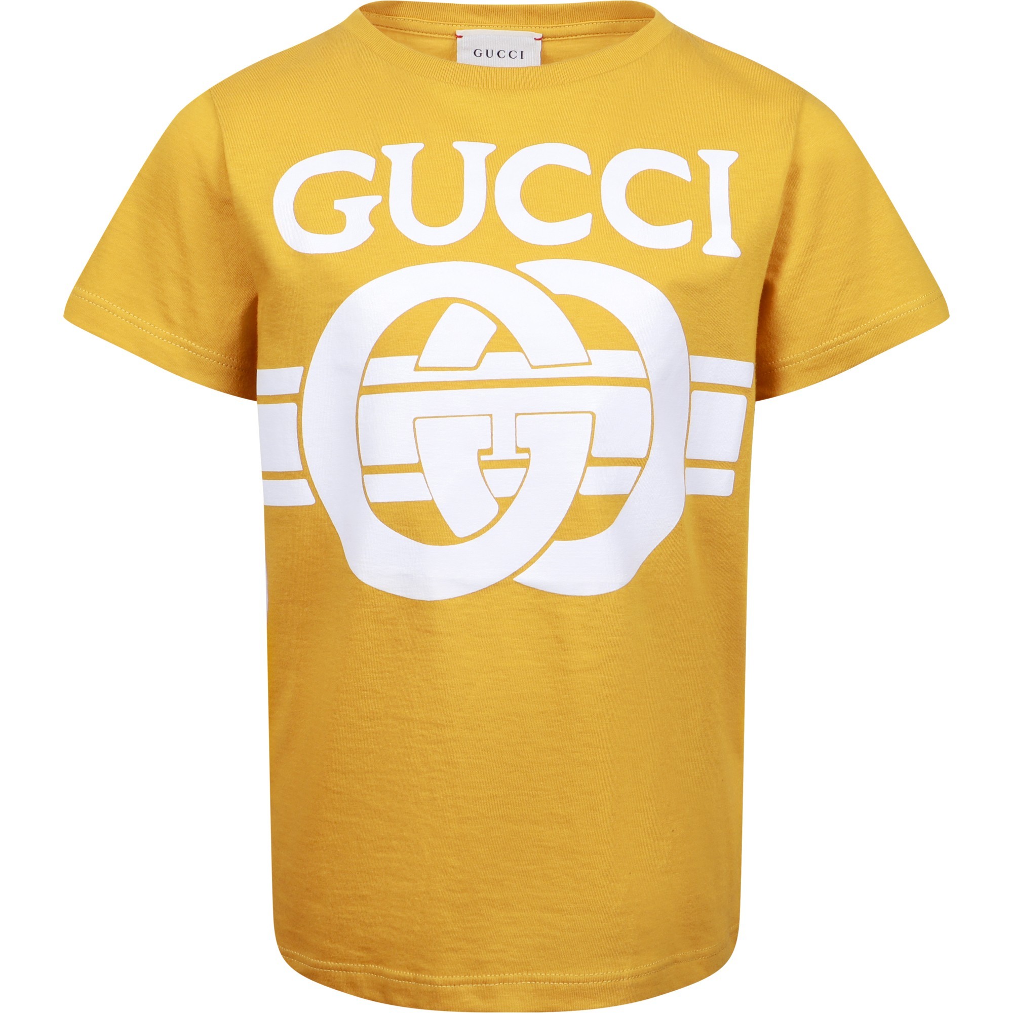 Gucci Logo GG TShirt in Yellow —