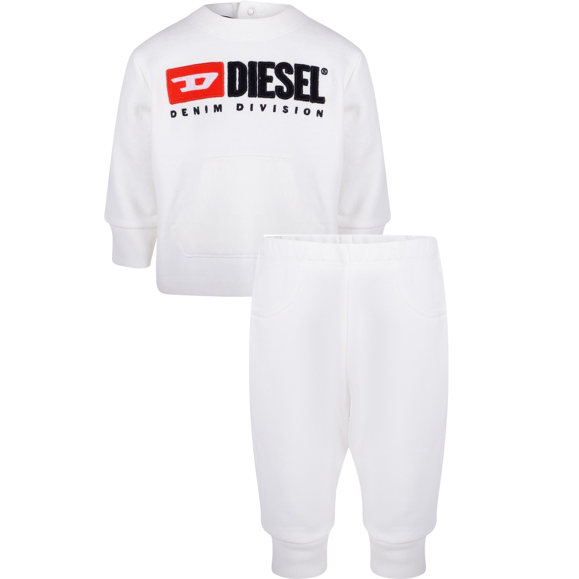 Diesel Baby Tracksuit in White