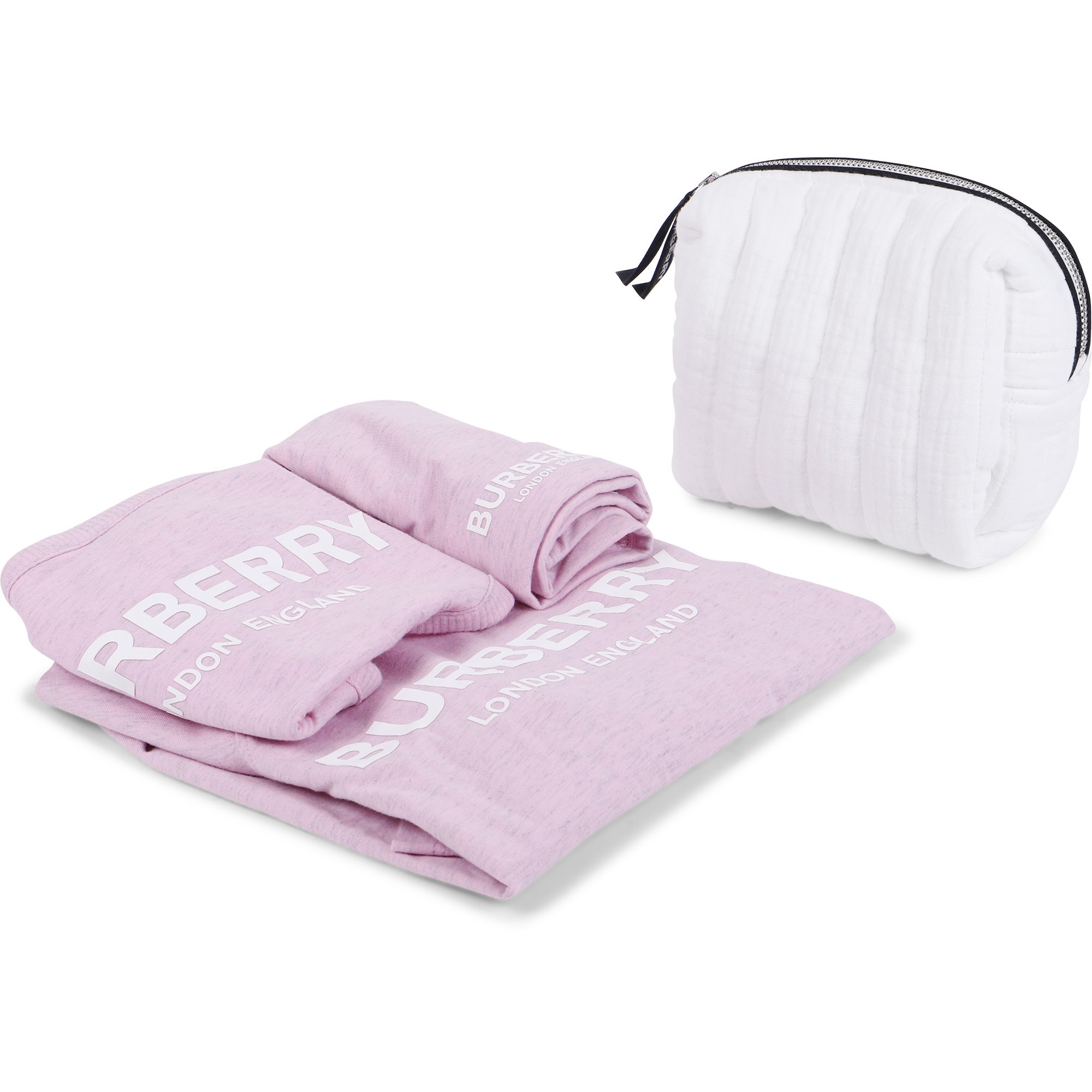 Burberry Baby Bodysuit in Pink - BAMBINIFASHION.COM