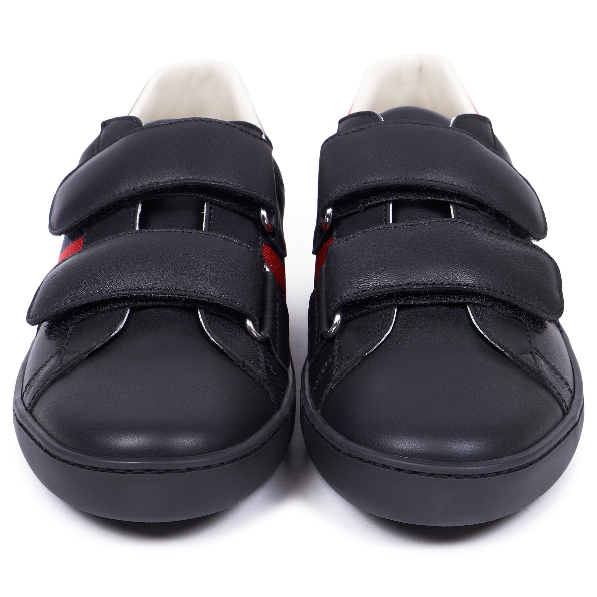 Gucci Baby Leather Sneakers in Black