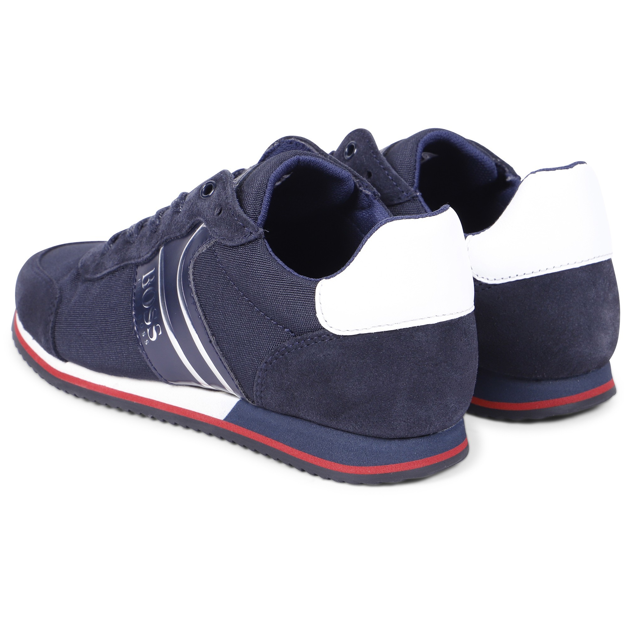 Boss Boys Classic Sneakers in Navy