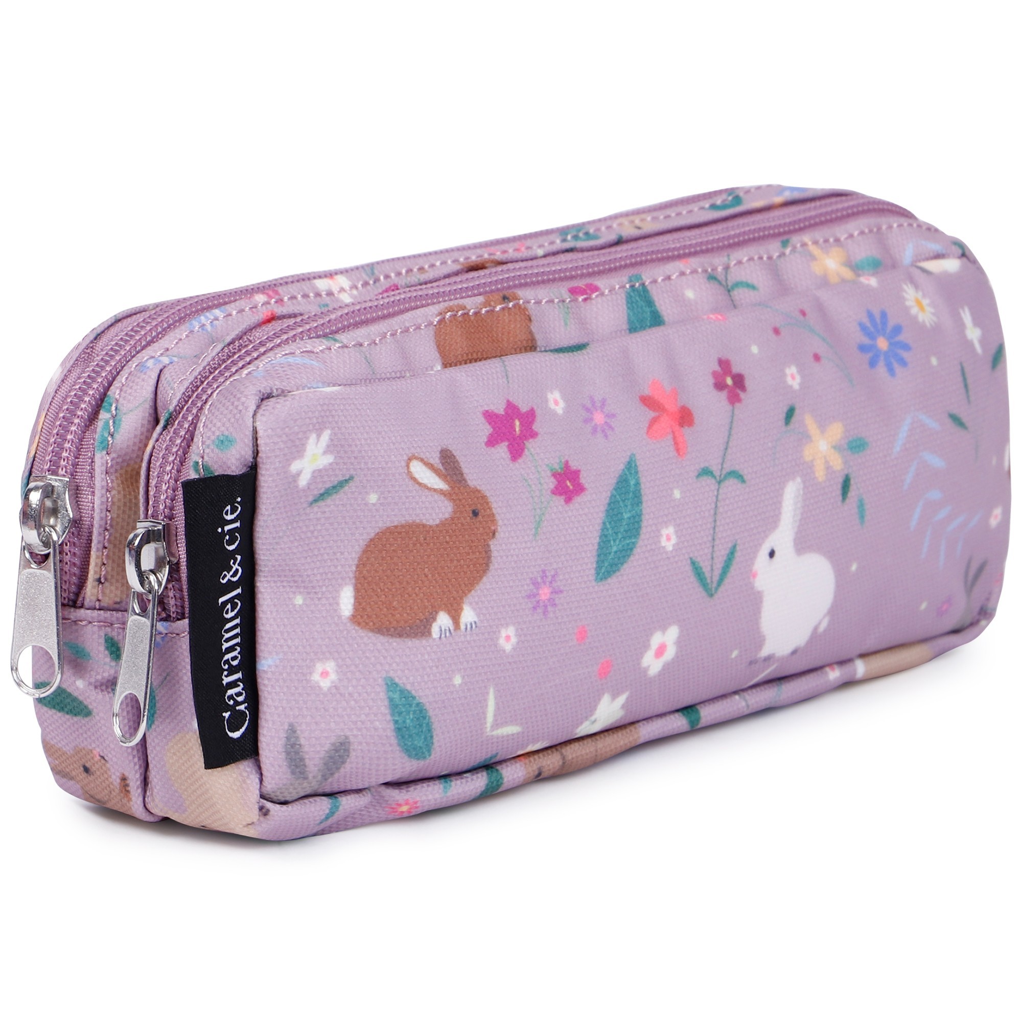 Caramel & Cie Bunny Print Pencil Case