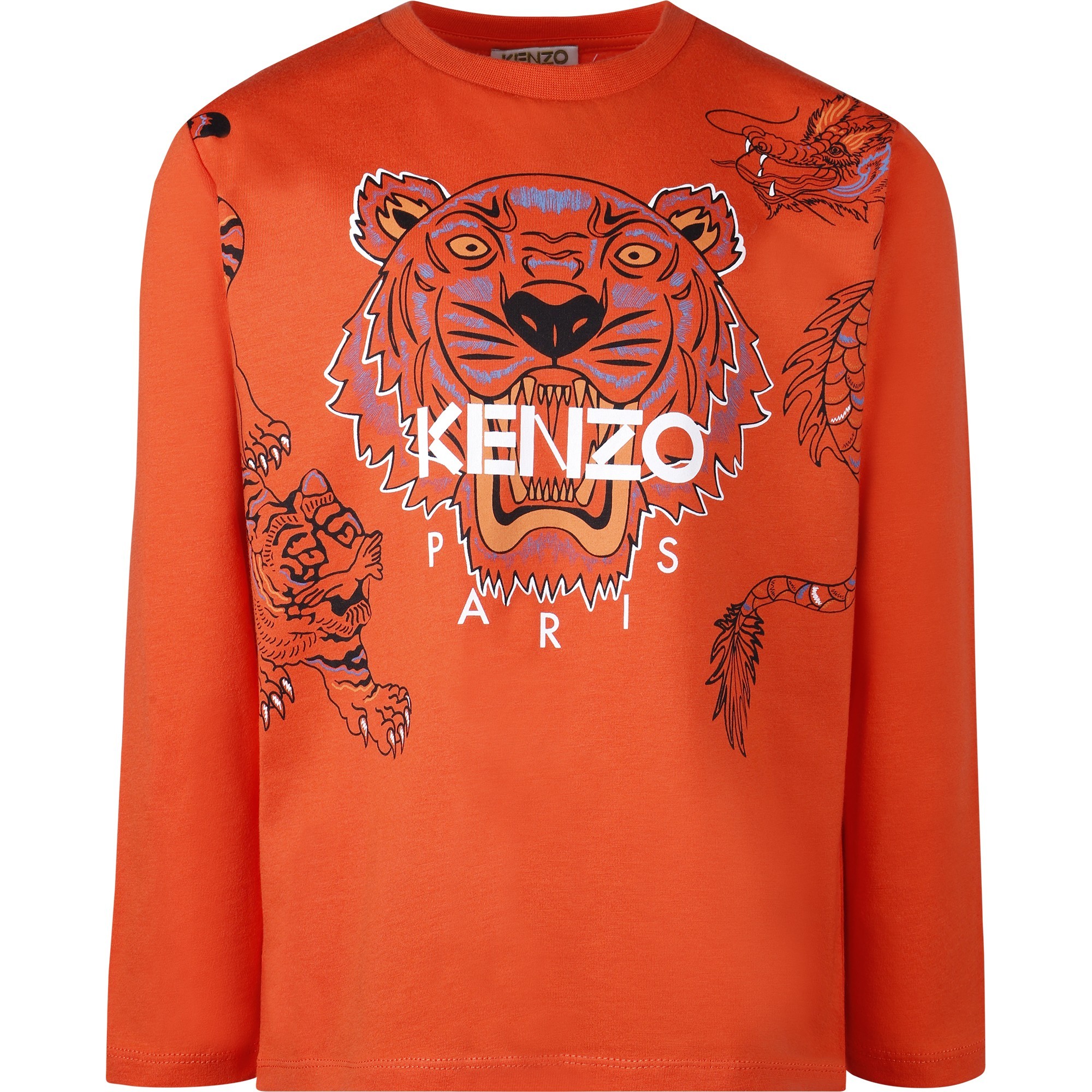 kenzo orange shirt