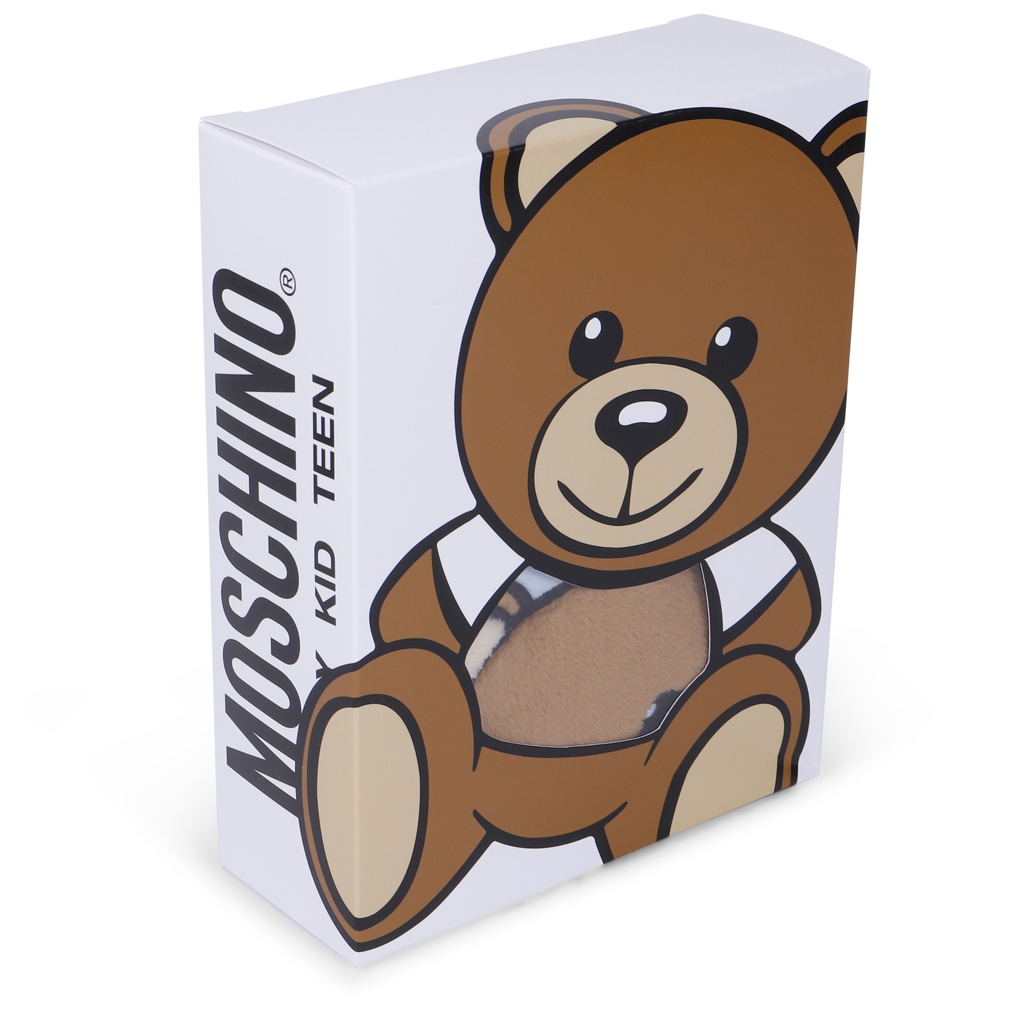 Moschino Baby Fuzzy Teddy Onesie in Blue