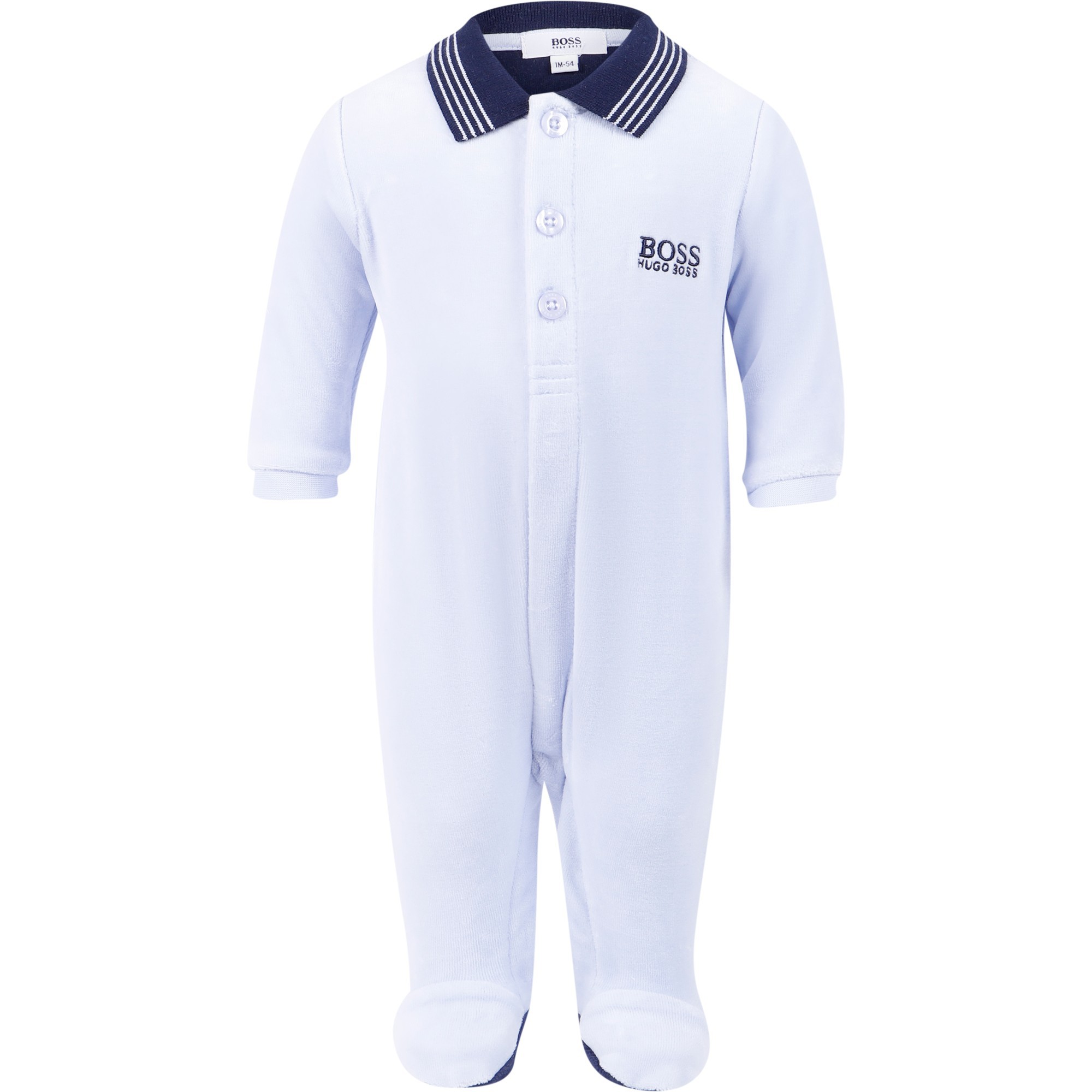 Boss Baby Polo Shirt Onesie in Light Blue