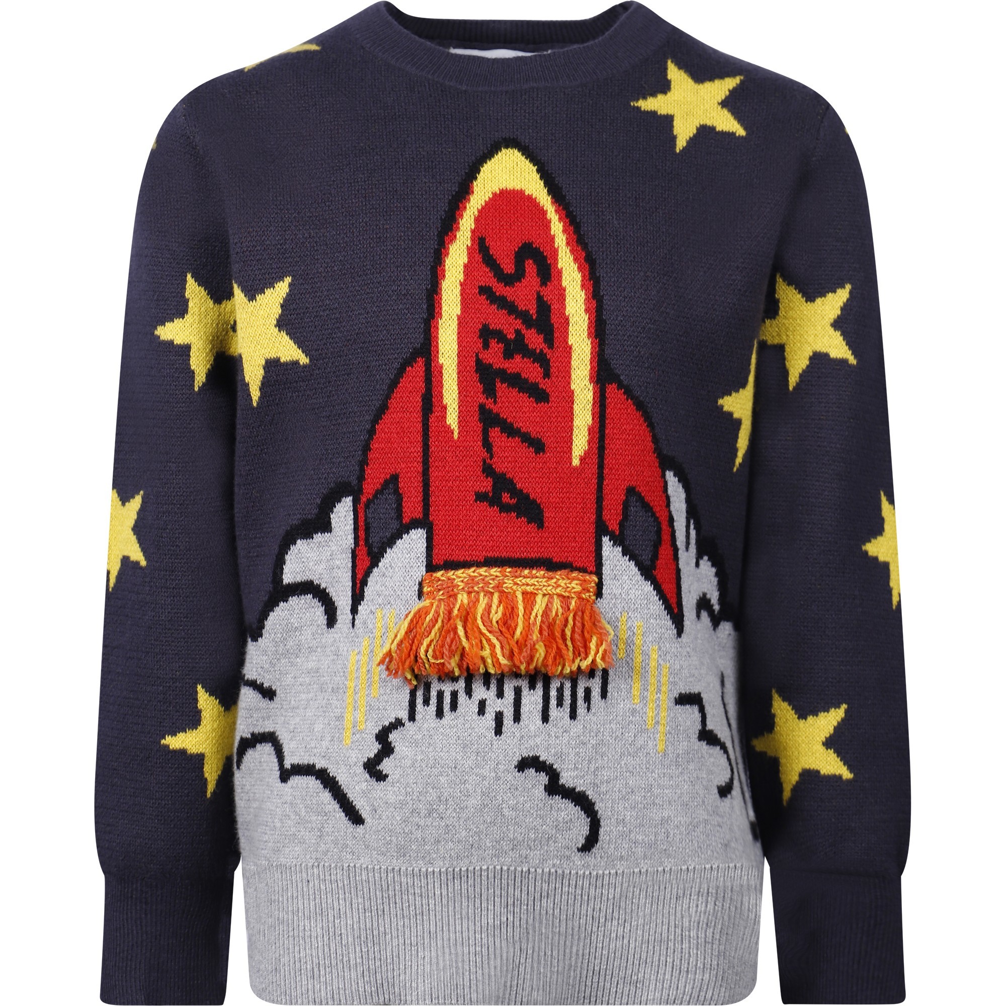 rocket ship sweater