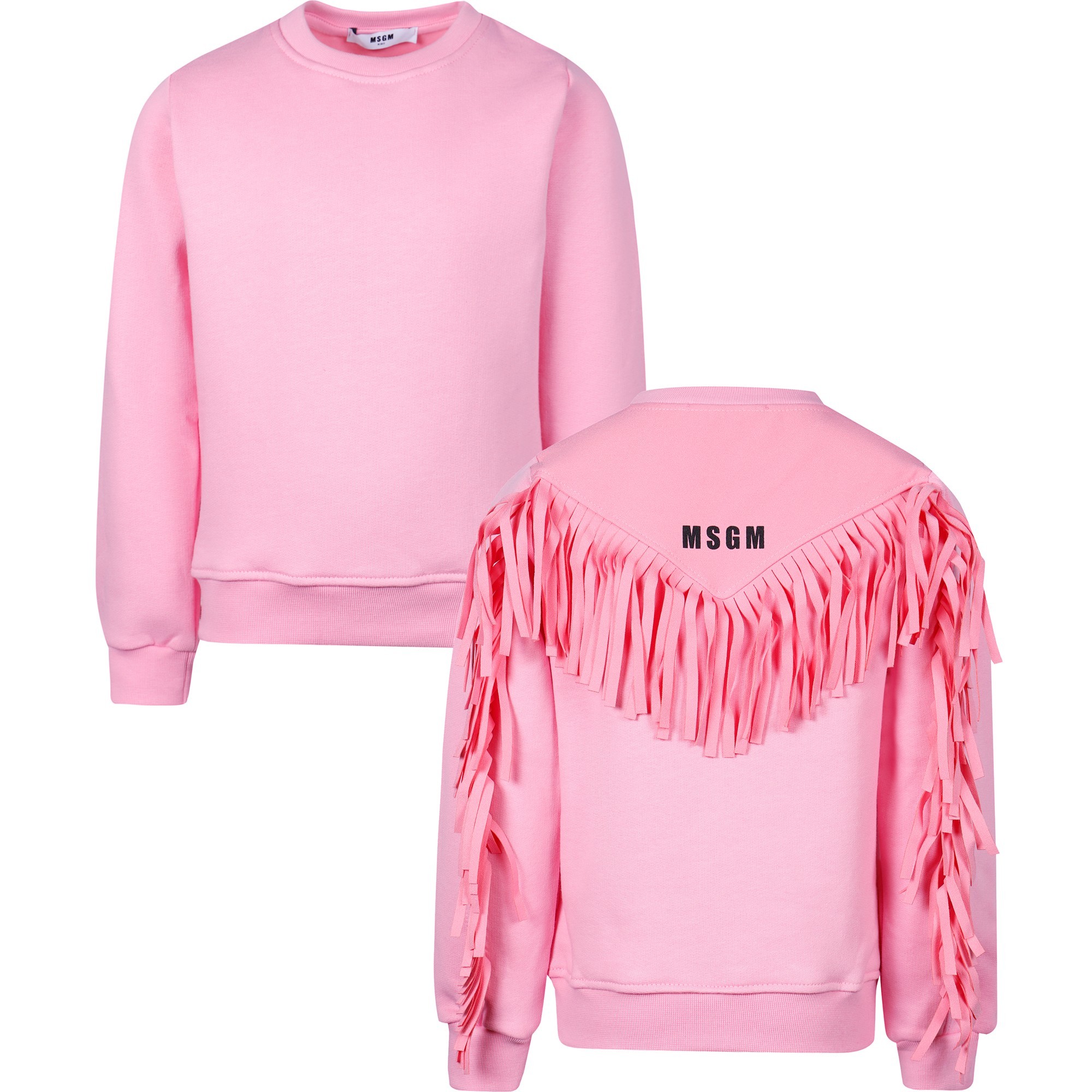 rhinestone fringe sweatshirt