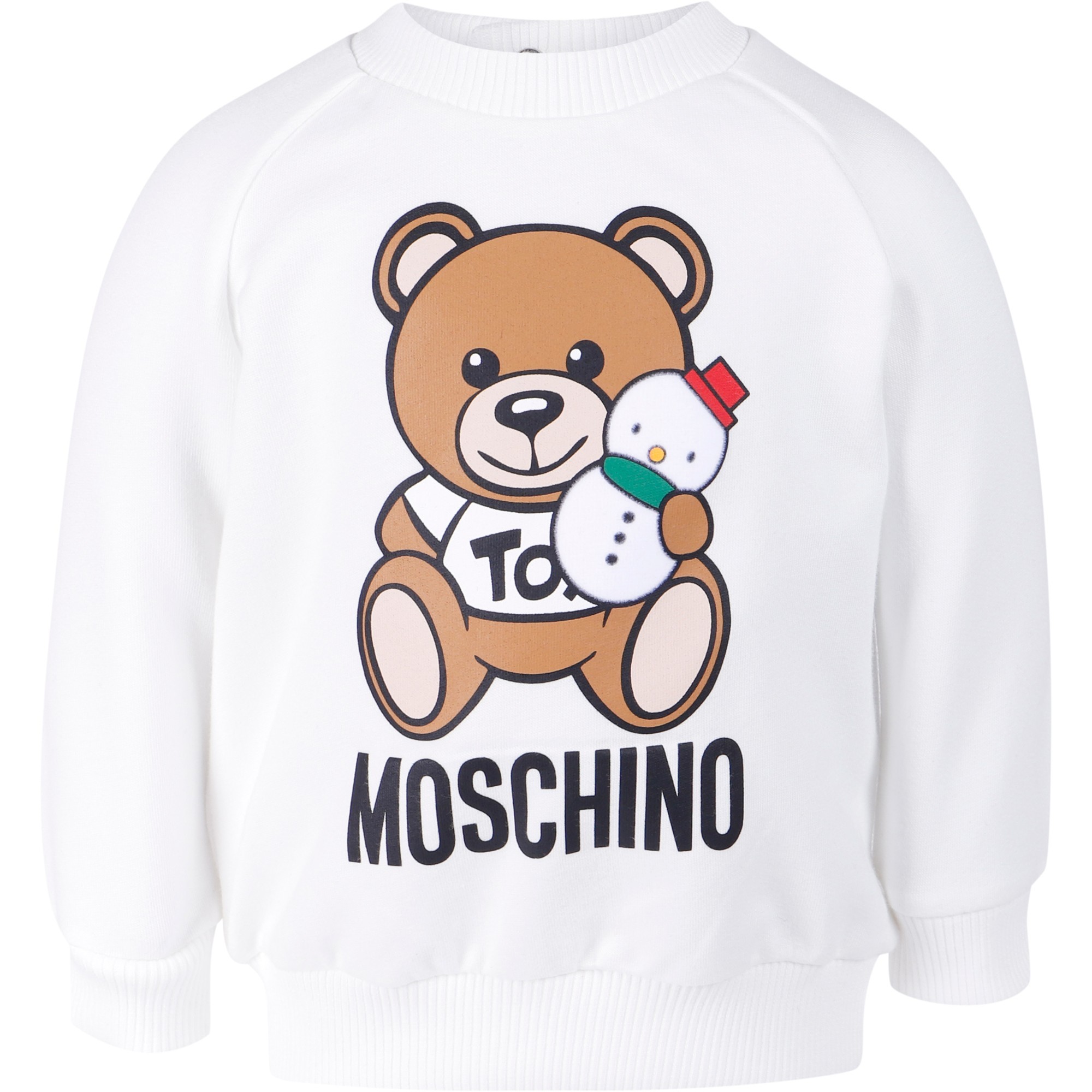 white snowman sweatshirt