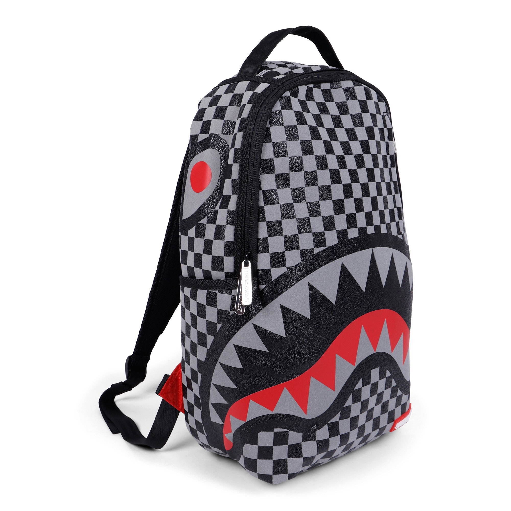 sprayground reflective shark backpack