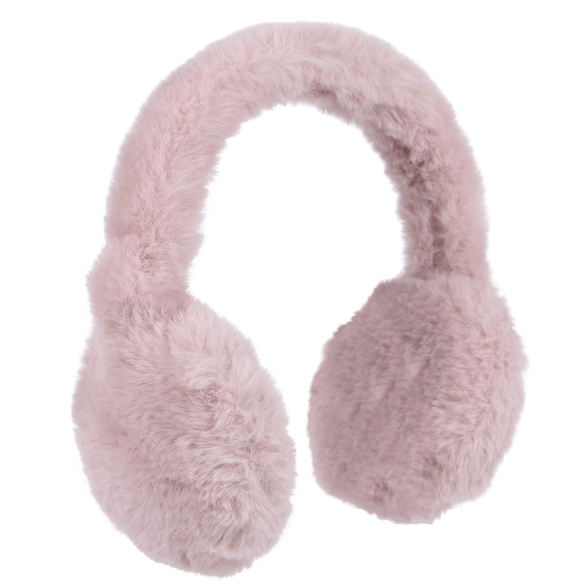 Il Gufo Fuzzy Teddy Earmuffs in Pink —