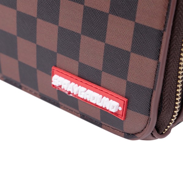 Sprayground Checkered Shark Toiletry Bag