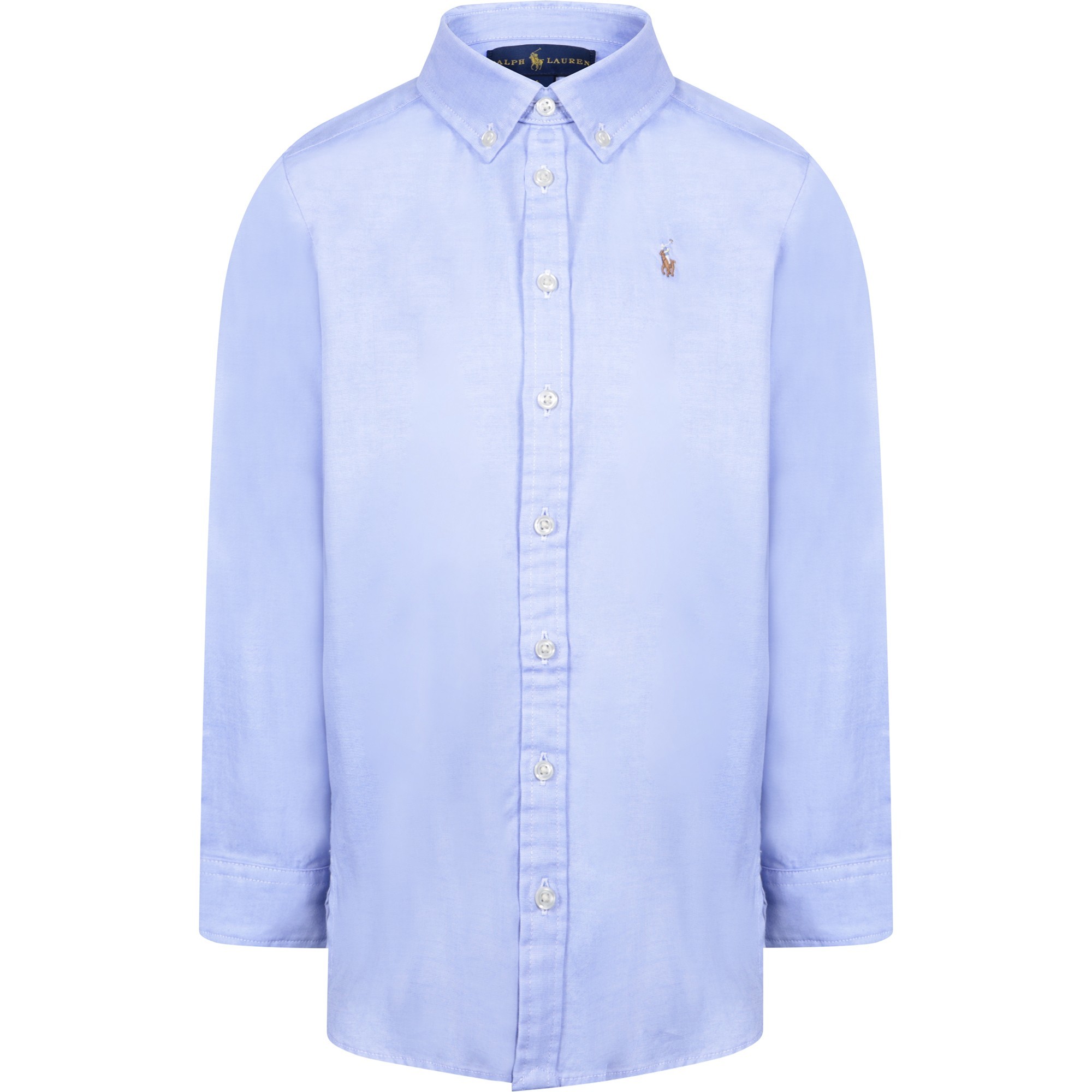 Ralph Lauren Girls ButtonUp Shirt in Light Blue —