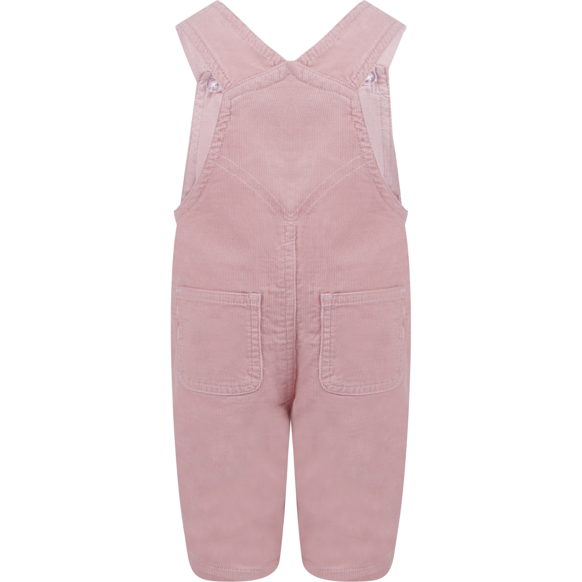 Ralph Lauren Baby Corduroy Dungarees in Pink —