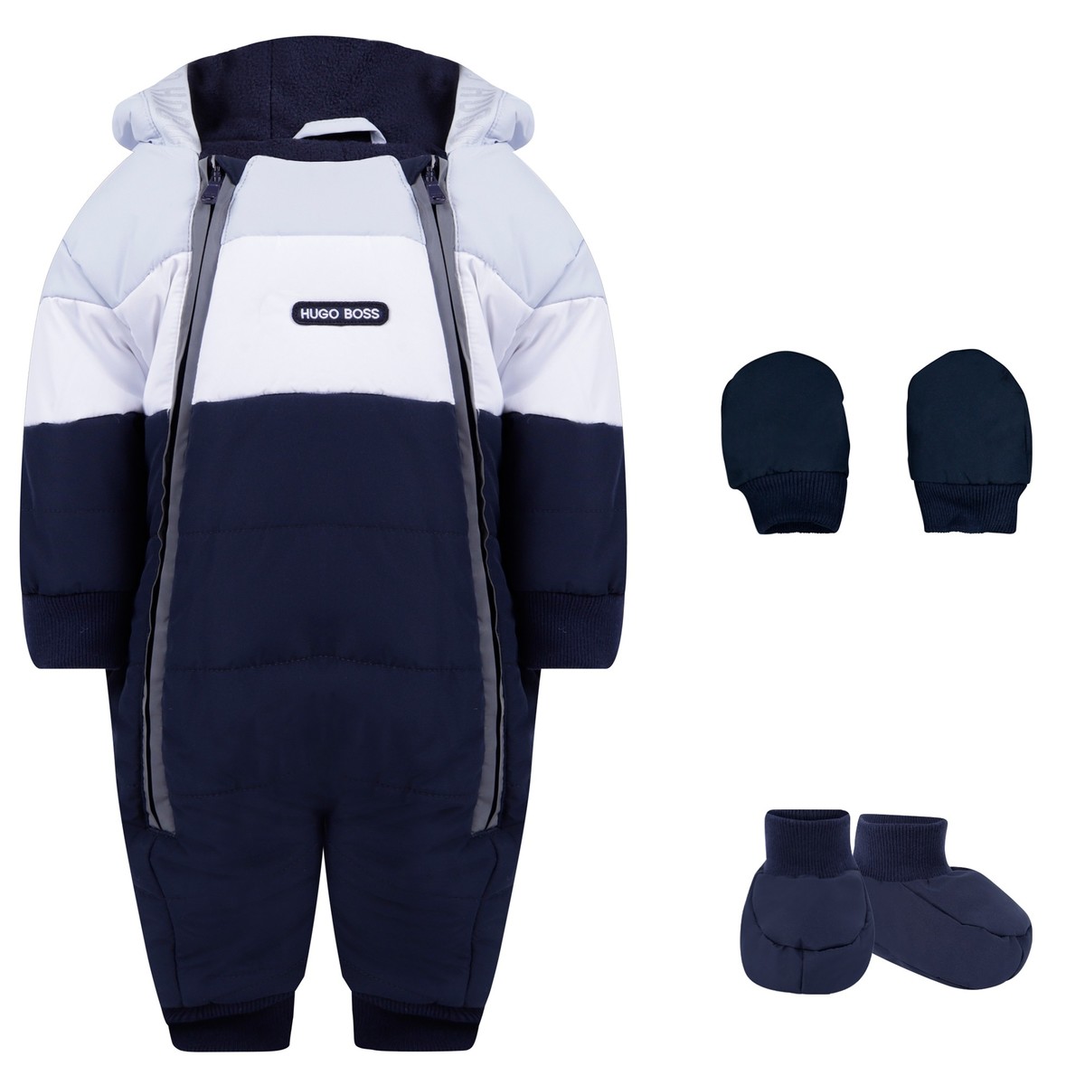 Boss Baby Snowsuit with Mittens & Booties in Navy