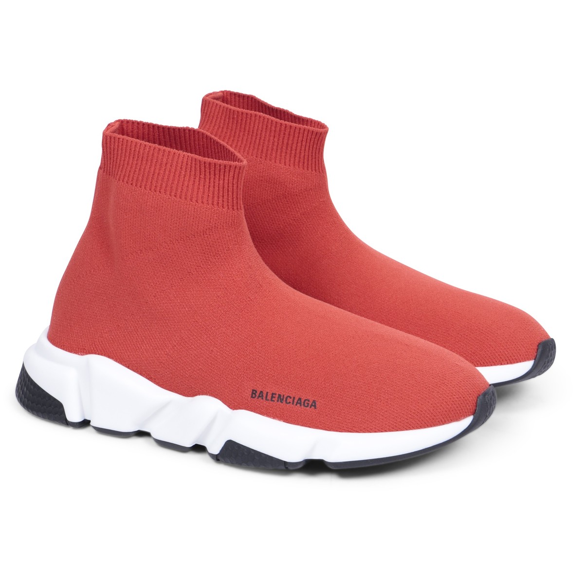 Balenciaga Green Knit Sock Sneakers - BAMBINIFASHION.COM