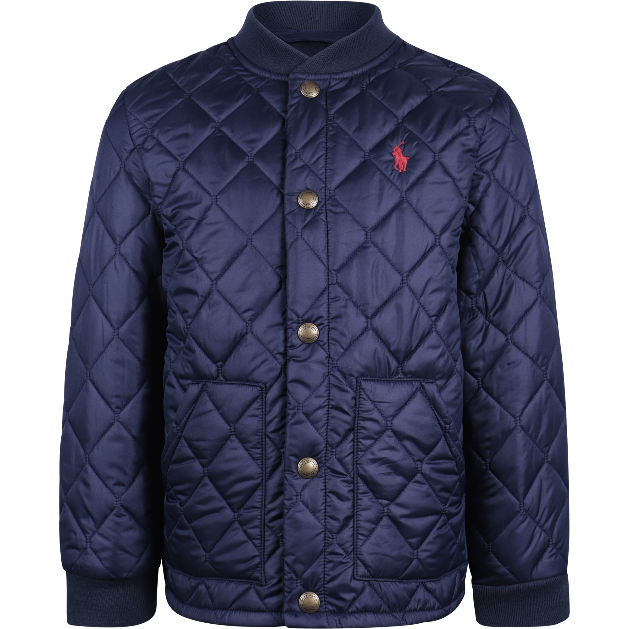 Ralph Lauren Boys Quilted Jacket in Navy —