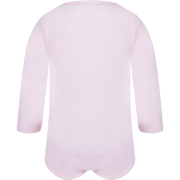 Gucci Baby Logo Bodysuit Gift Set in Pink - BAMBINIFASHION.COM