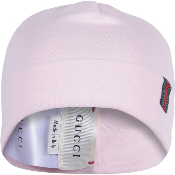 Gucci Baby Logo Bodysuit Gift Set in Pink - BAMBINIFASHION.COM