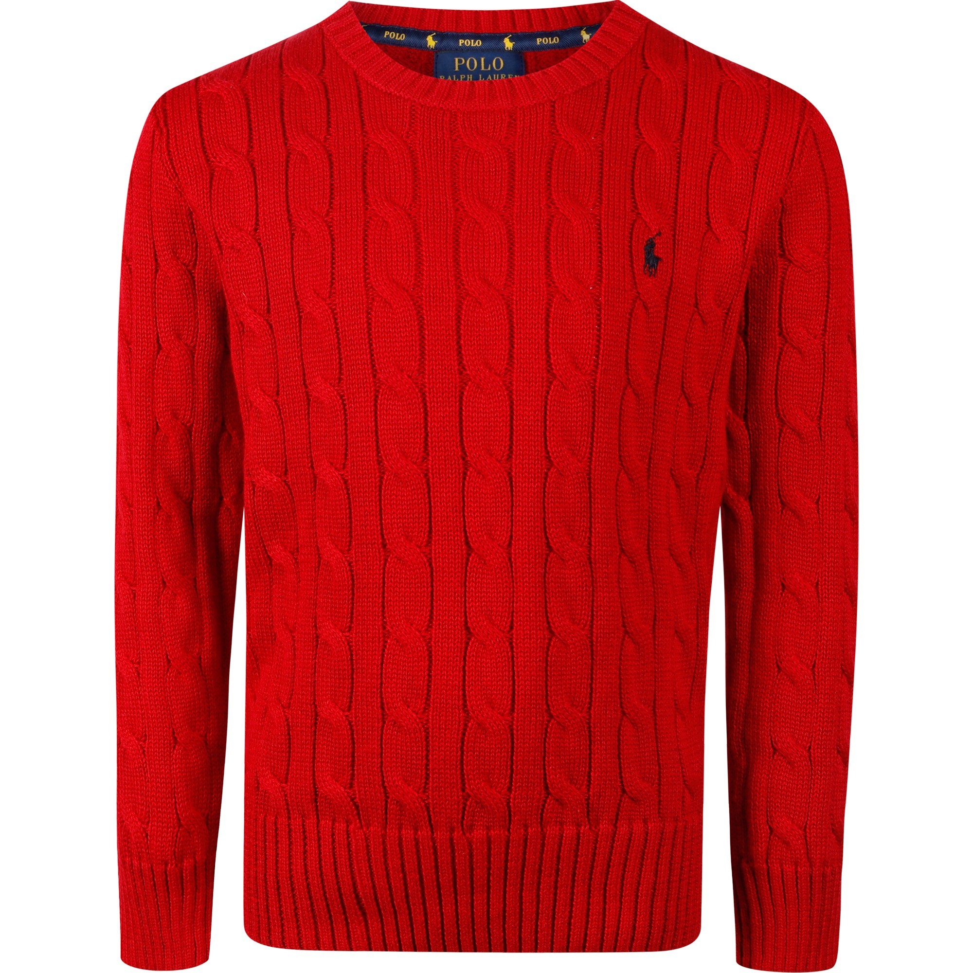 Ralph Lauren Baby Knit Sweater in Red — BAMBINIFASHION.COM