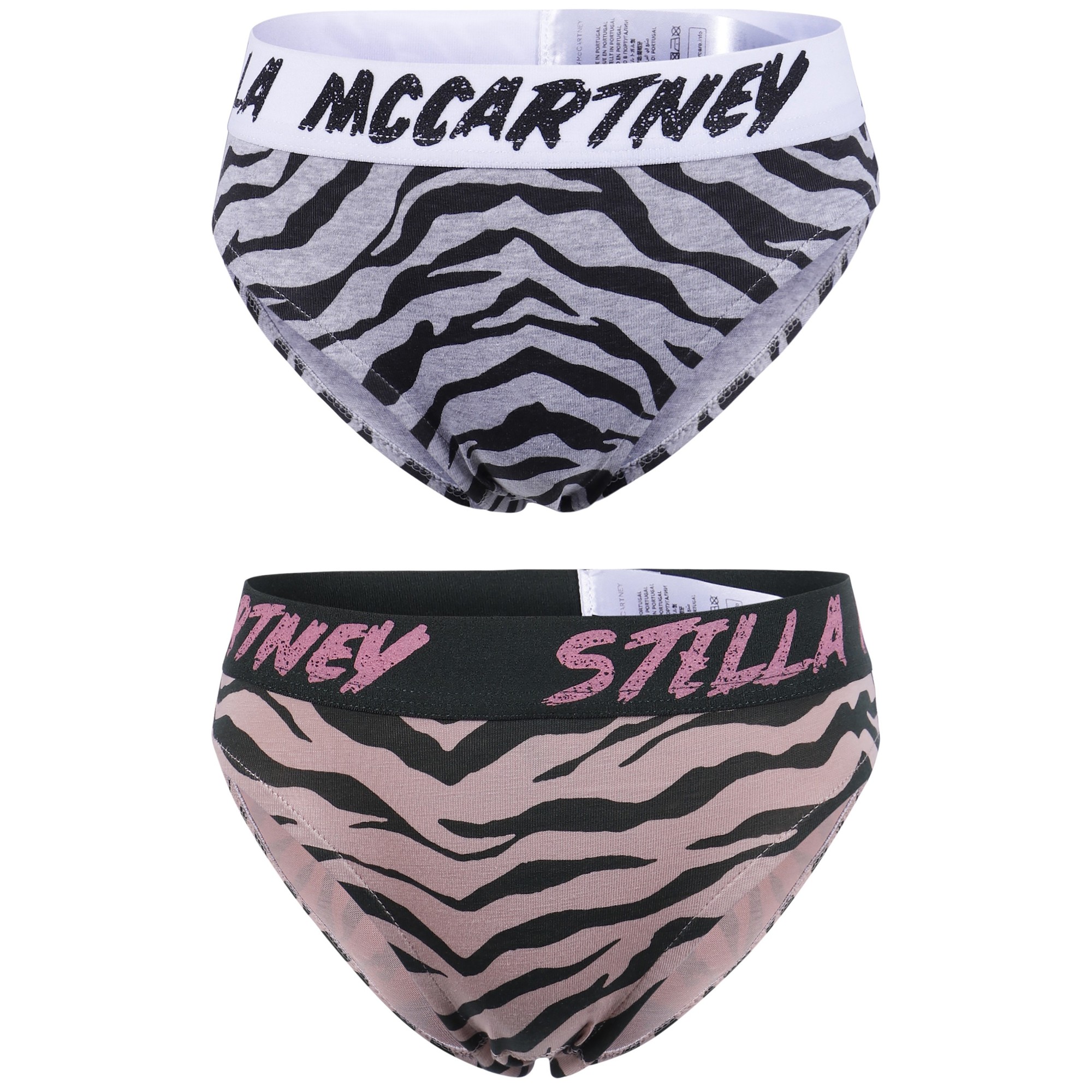 Stella McCartney Girls Zebra Underwear Set