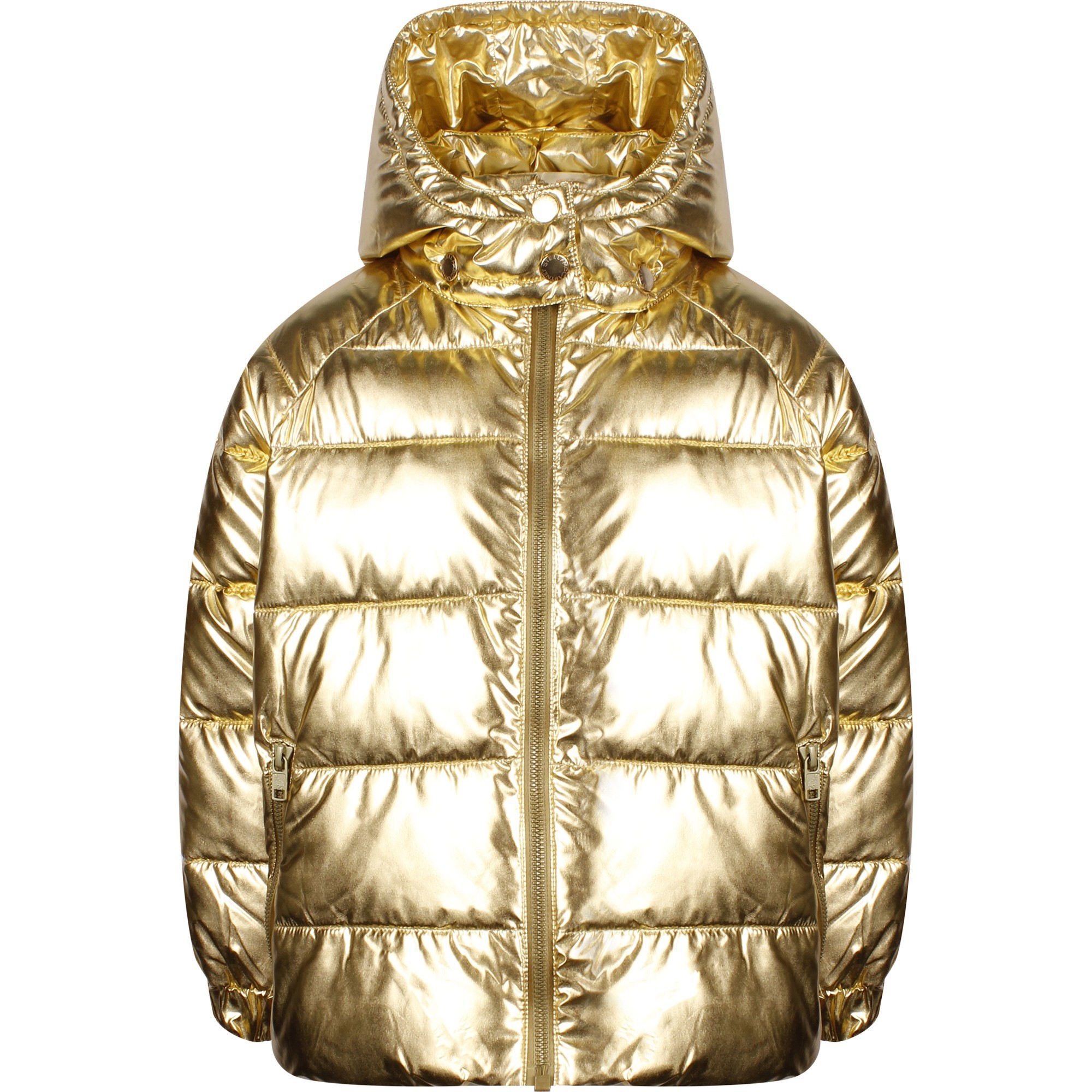gold padded jacket