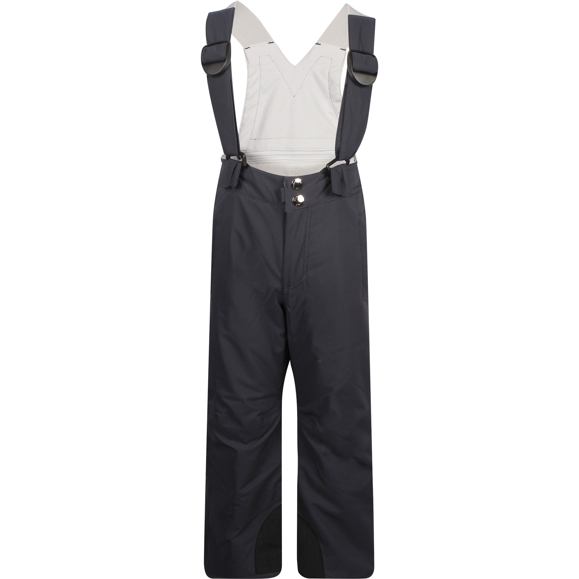 black dungaree trousers
