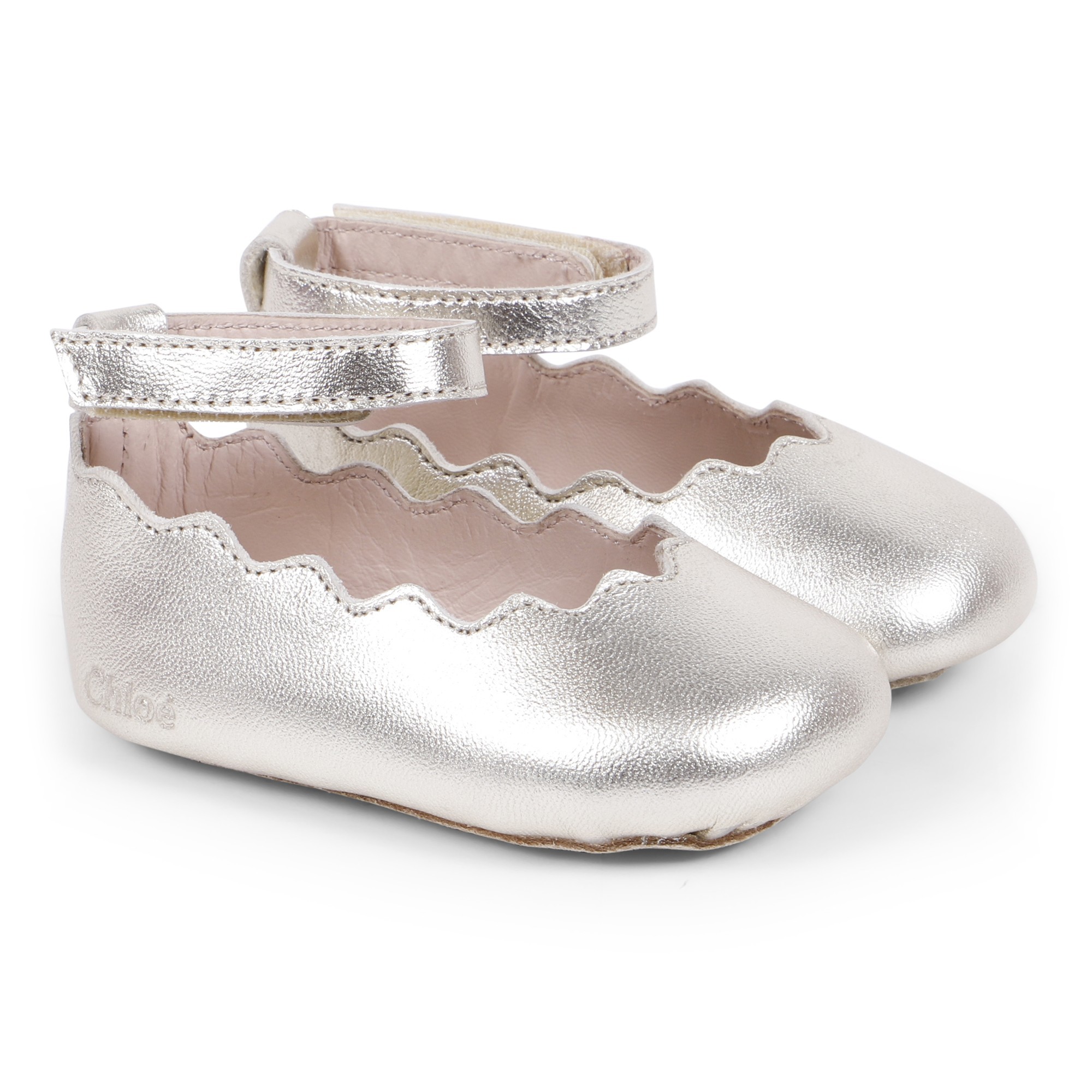 Chloe Baby Silver MaryJanes