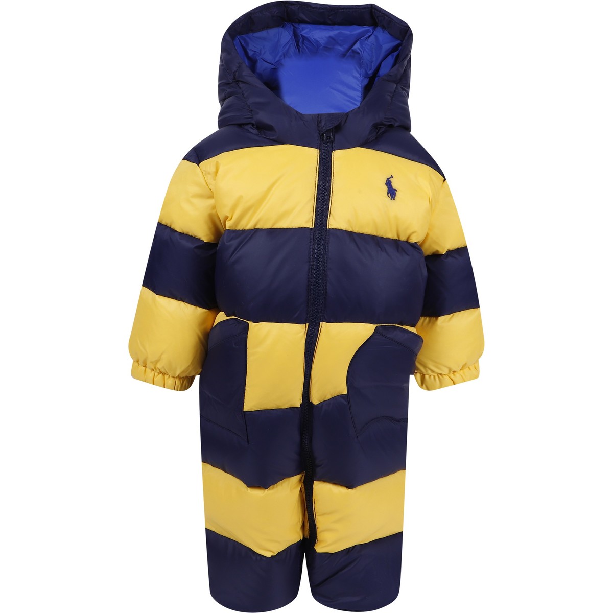Polo Ralph Lauren Baby Striped Snowsuit with Mittens & Booties