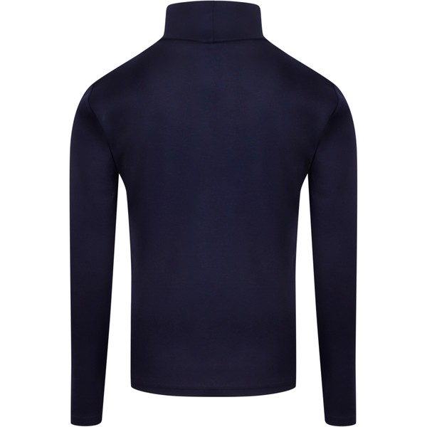 Polo Ralph Lauren Girls Roll-Neck Top in Navy - BAMBINIFASHION.COM