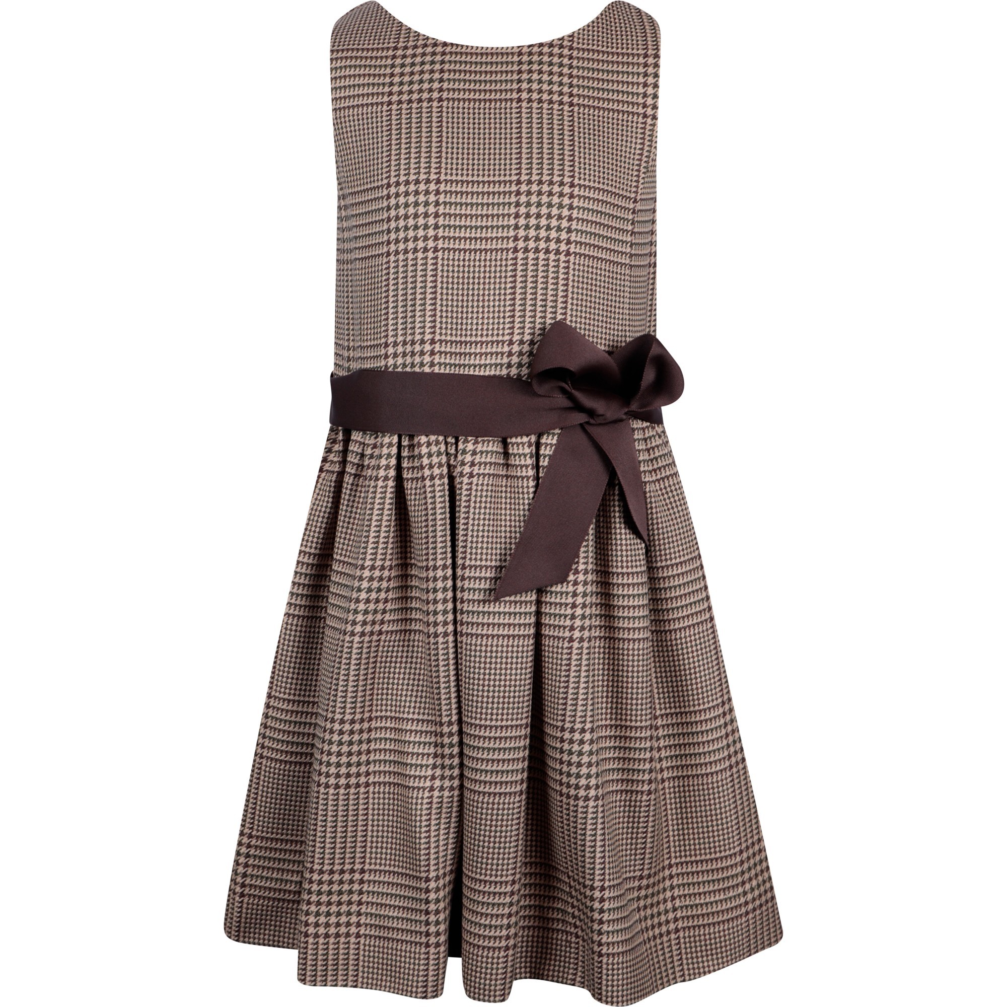 Ralph Lauren Girls Striped Blue Oxford Shirt Dress