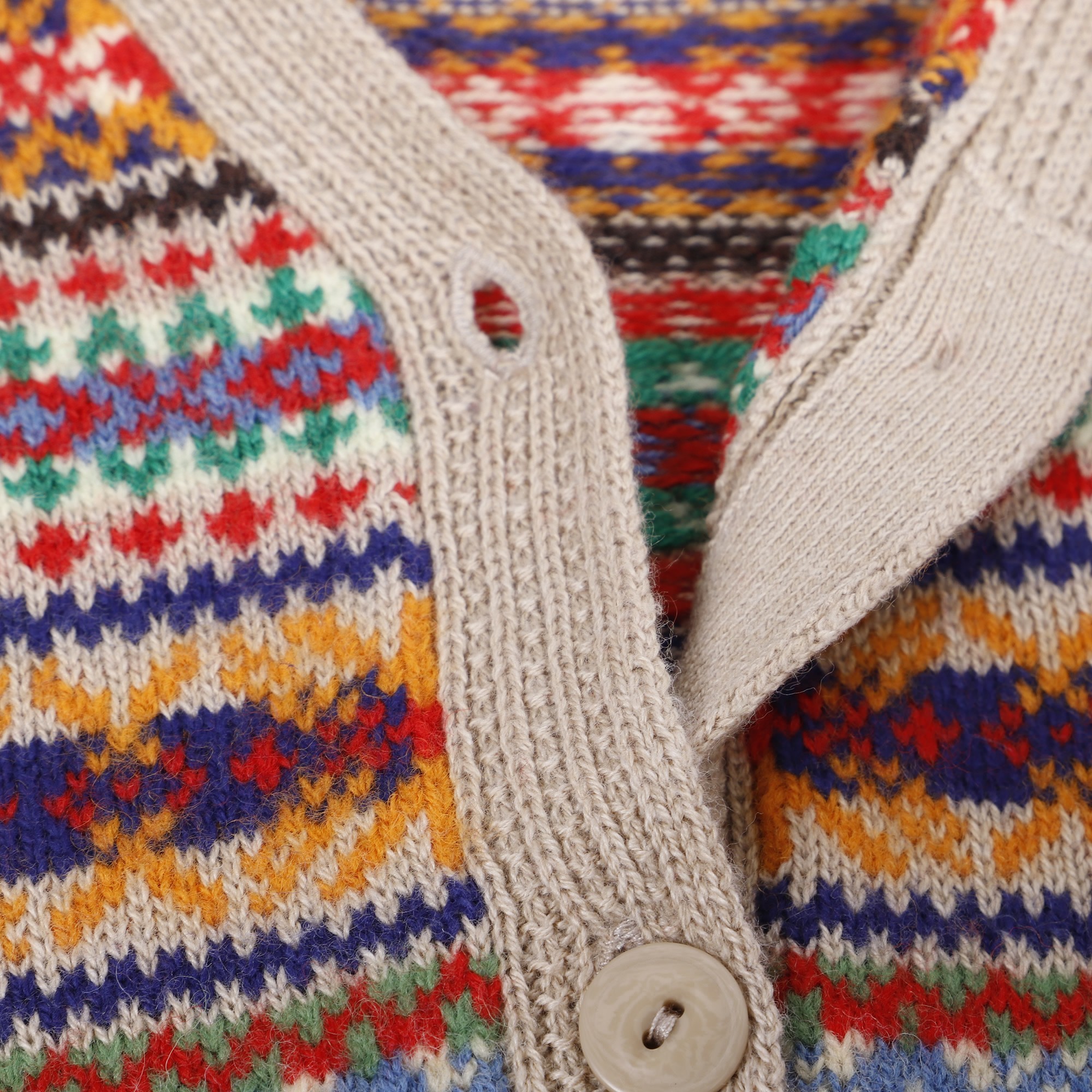Polo Ralph Lauren Colorful Knit Long Cardigan —