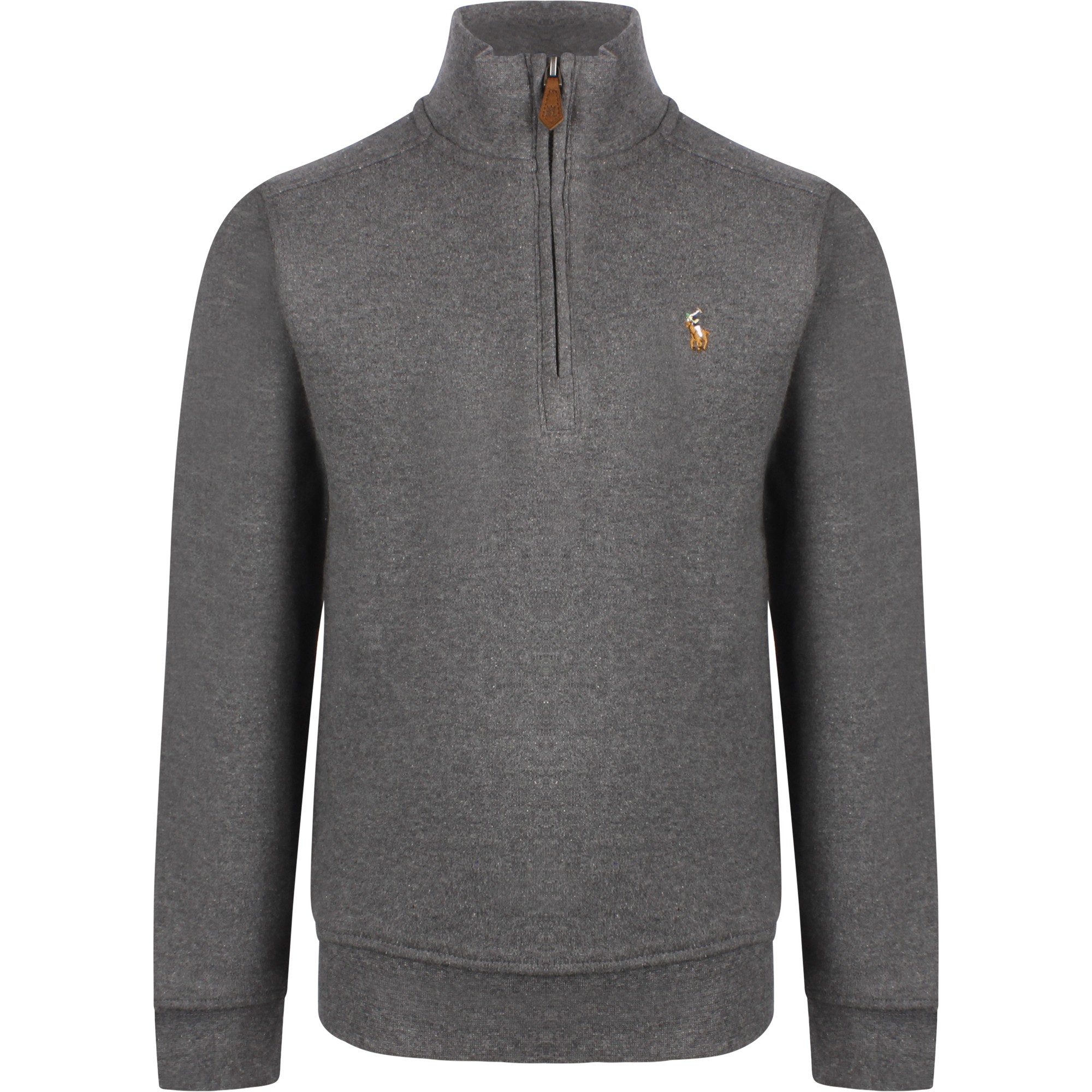 Polo Ralph Lauren Boys ZipNeck Sweater in Grey
