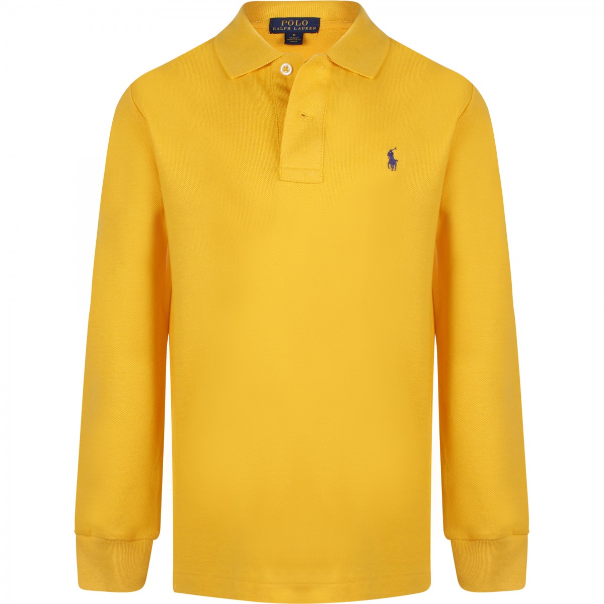 Polo Ralph Lauren Boys Long Sleeve Polo Shirt in Yellow