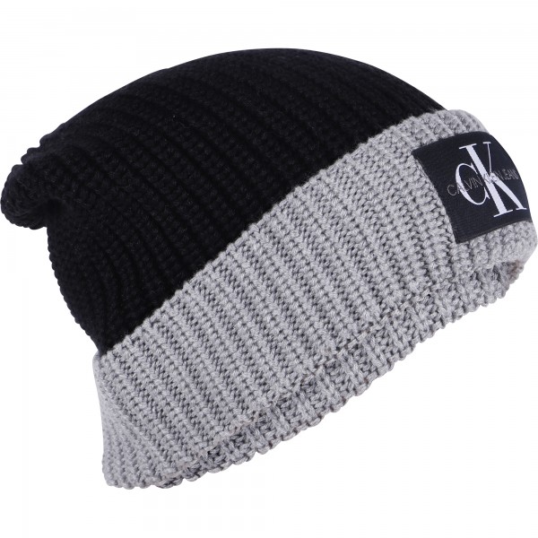 calvin klein logo beanie