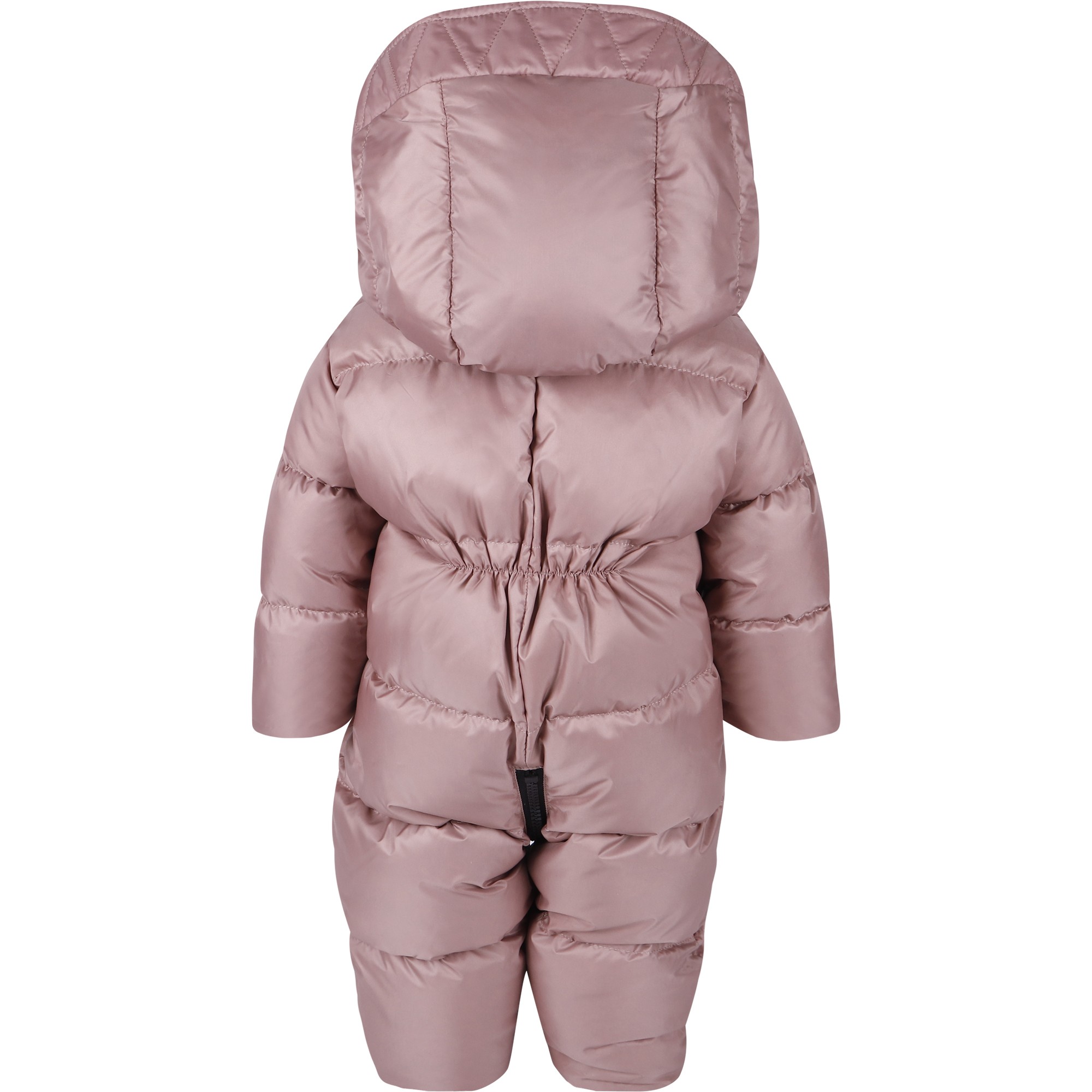 Burberry Baby Snowsuit with Mittens & Booties in Pink —