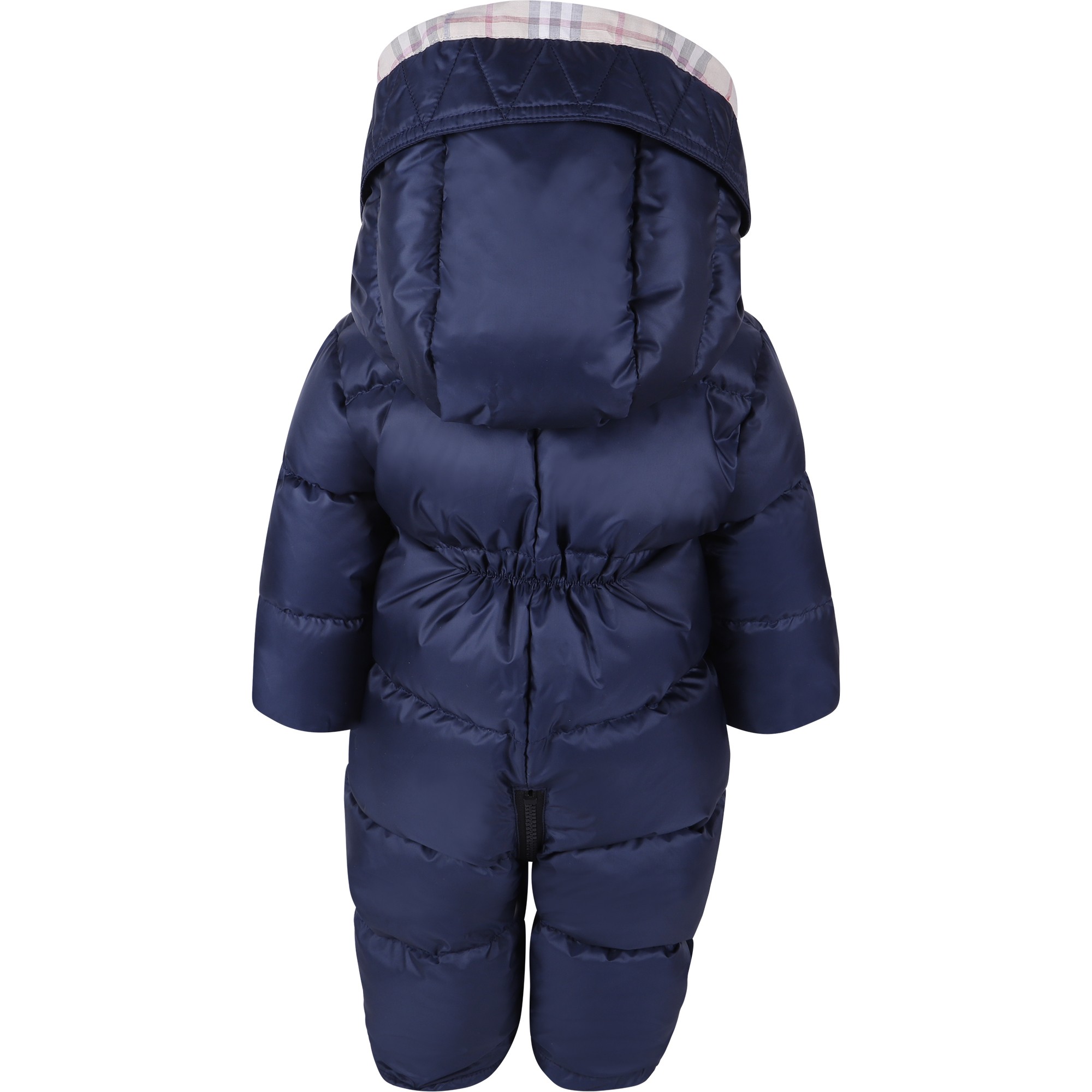 Burberry Baby Snowsuit with Mittens & Booties in Blue —