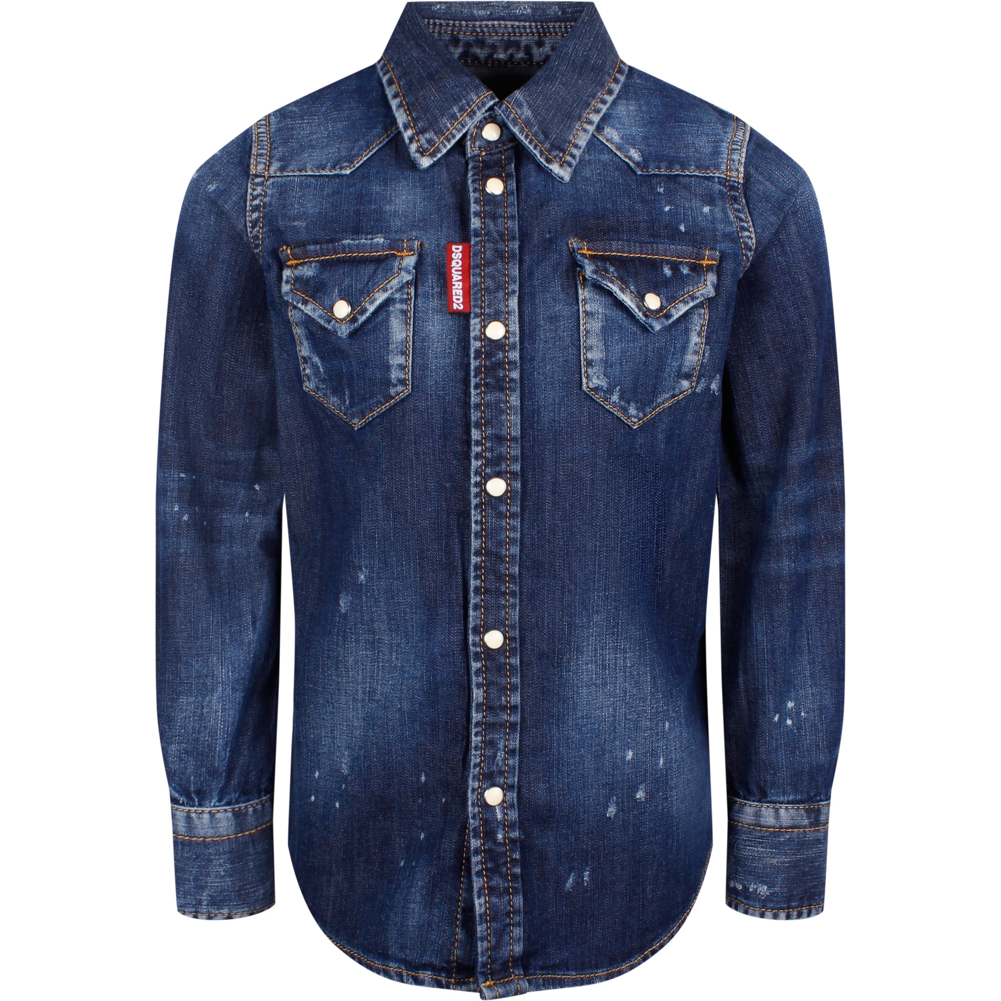 Dsquared2 Boys Denim ButtonUp Shirt
