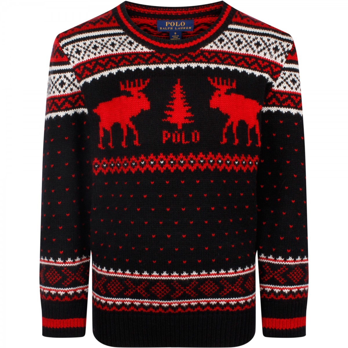 Polo Ralph Lauren Boys Reindeer Sweater