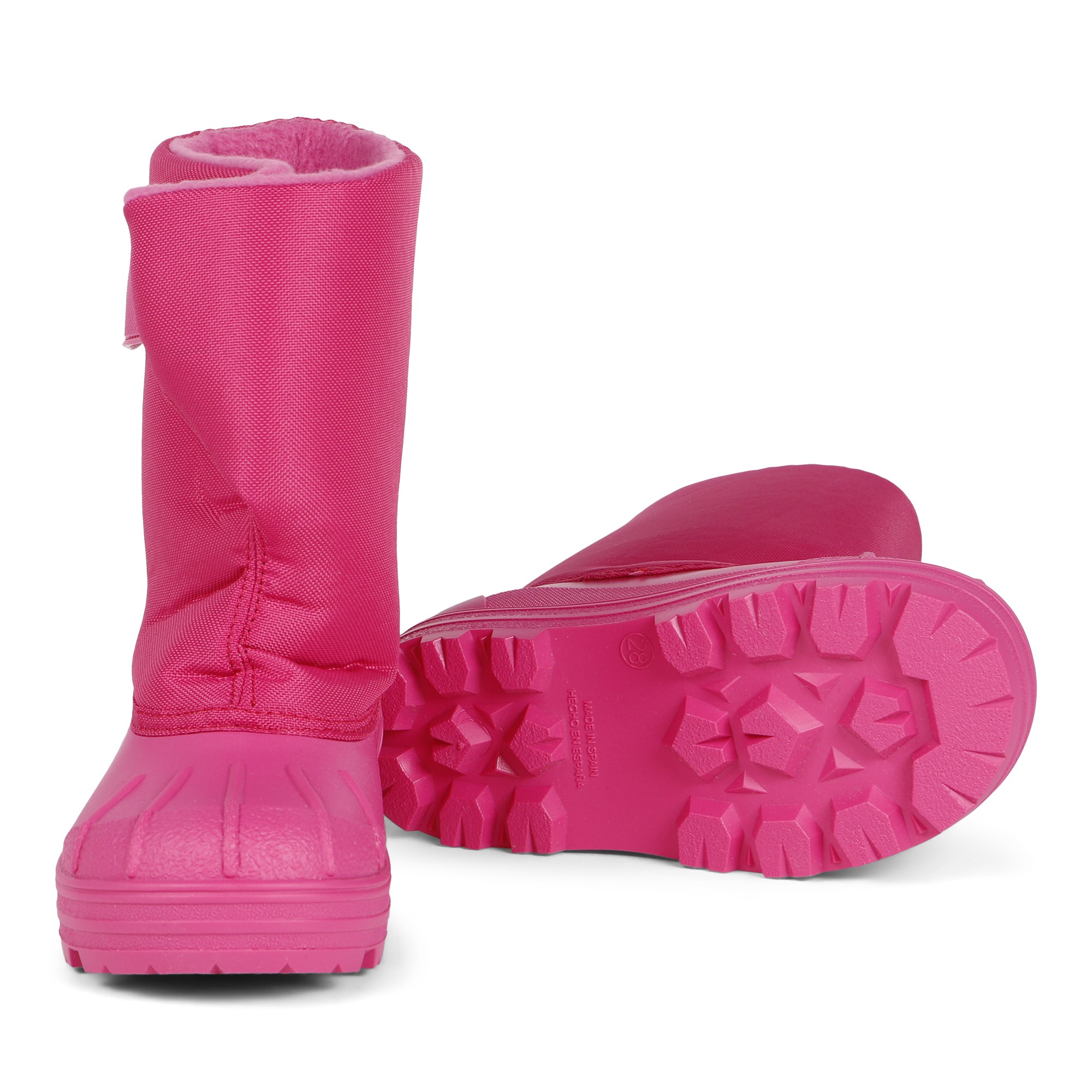 Igor Girls Velcro Snow Boots in Pink —