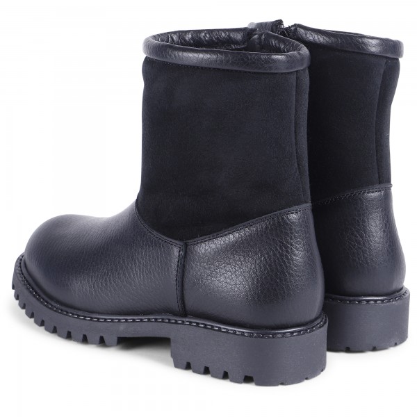 Zecchino d'Oro Girls Black Boots