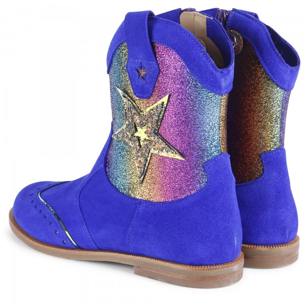girls blue cowboy boots