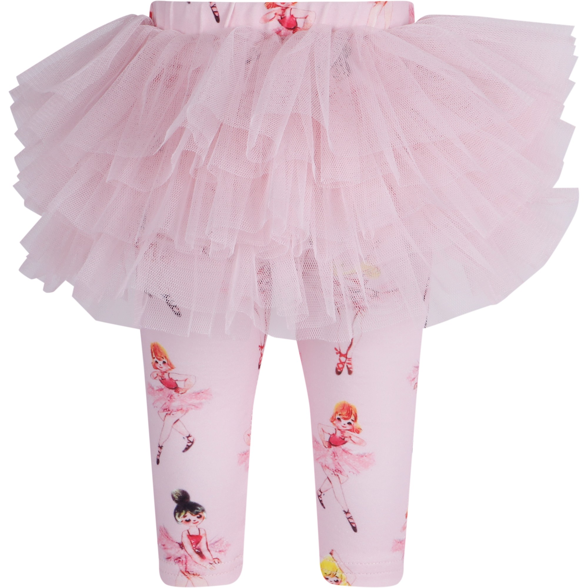 Rock Your Baby Baby Ballerina Print Tutu Leggings —
