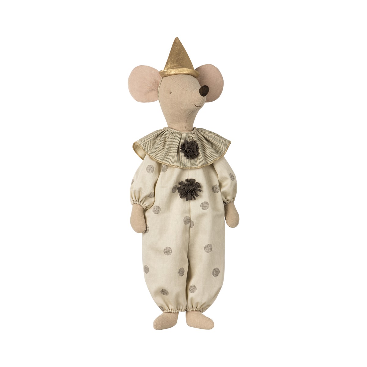 Maileg Maxi Circus Clown Mouse Soft Toy | BAMBINIFASHION.COM