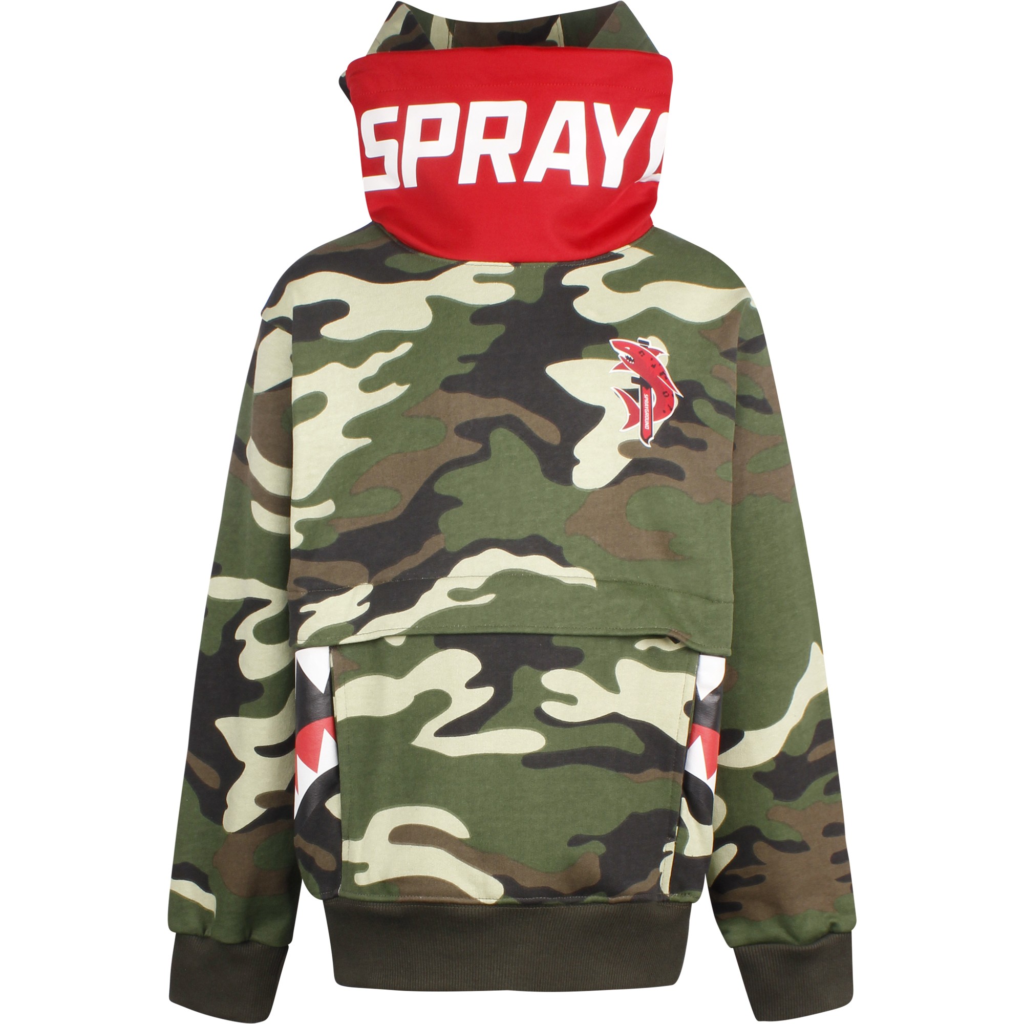 Sprayground Camo Logo Hoodie —