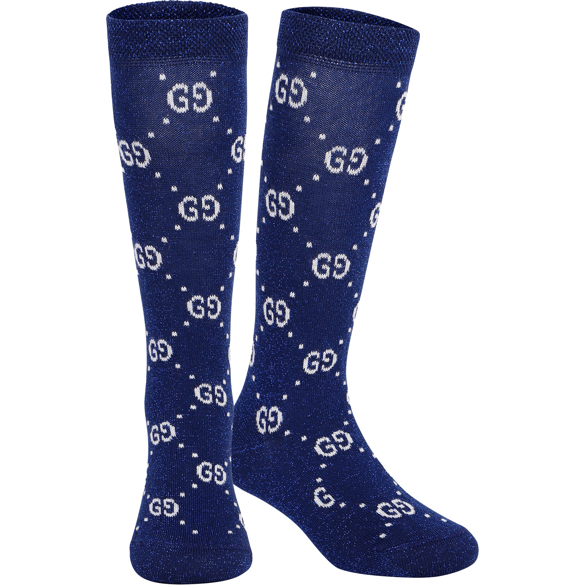 gucci socks navy blue