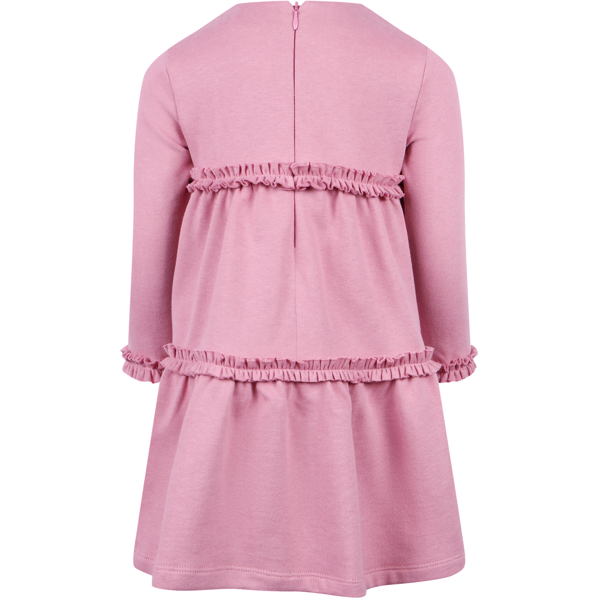 Il Gufo Baby Ruffle Dress in Pink