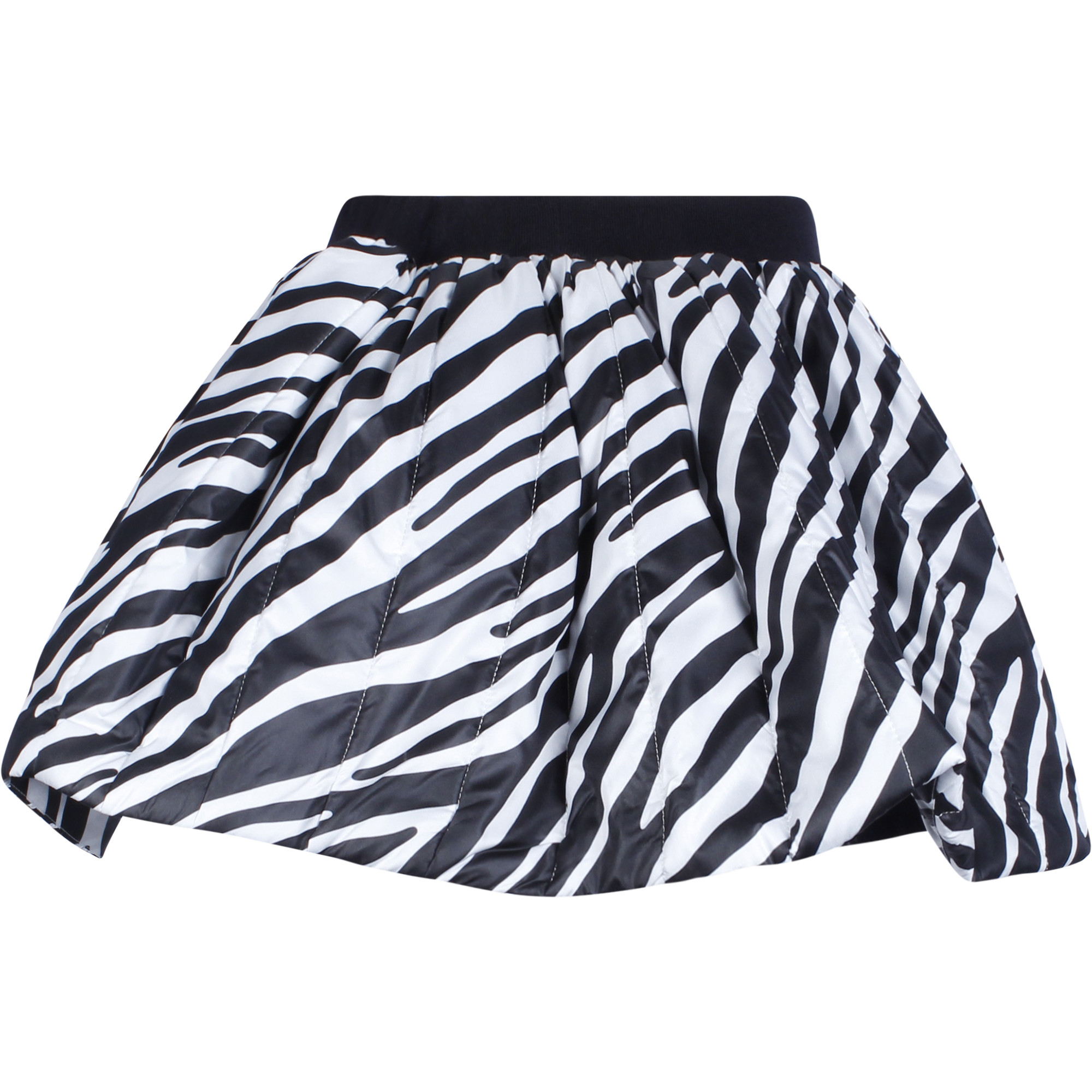 Caroline Bosmans Girls Zebra Print Skirt
